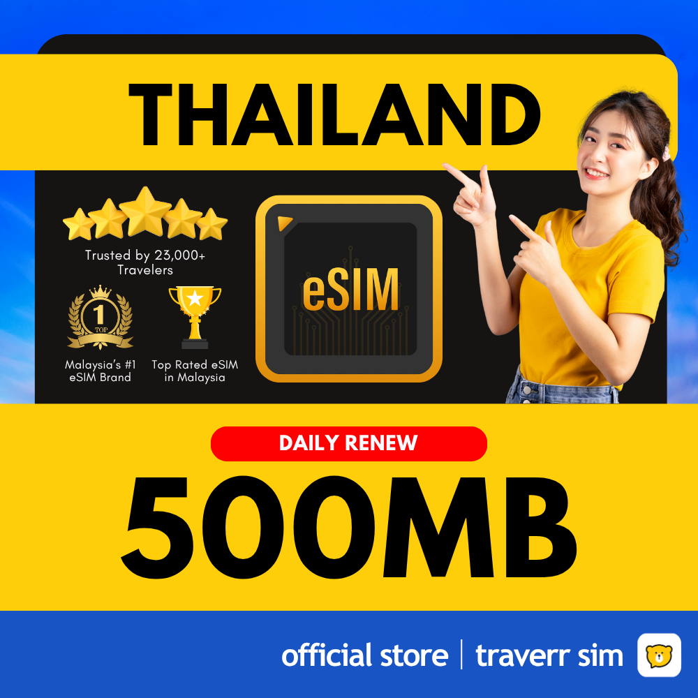 Thailand eSIM • Daily Renew • 🔱 Premium Version