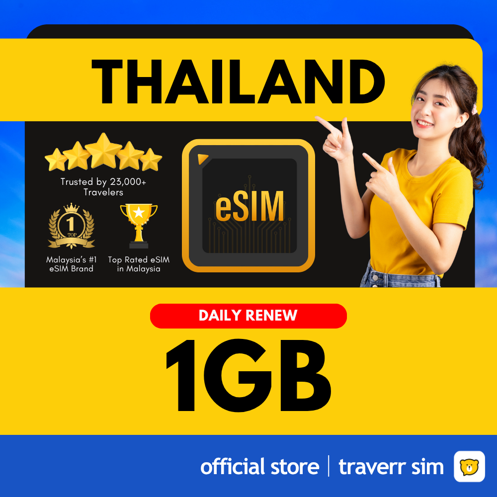 Thailand eSIM • Daily Renew • 🔱 Premium Version