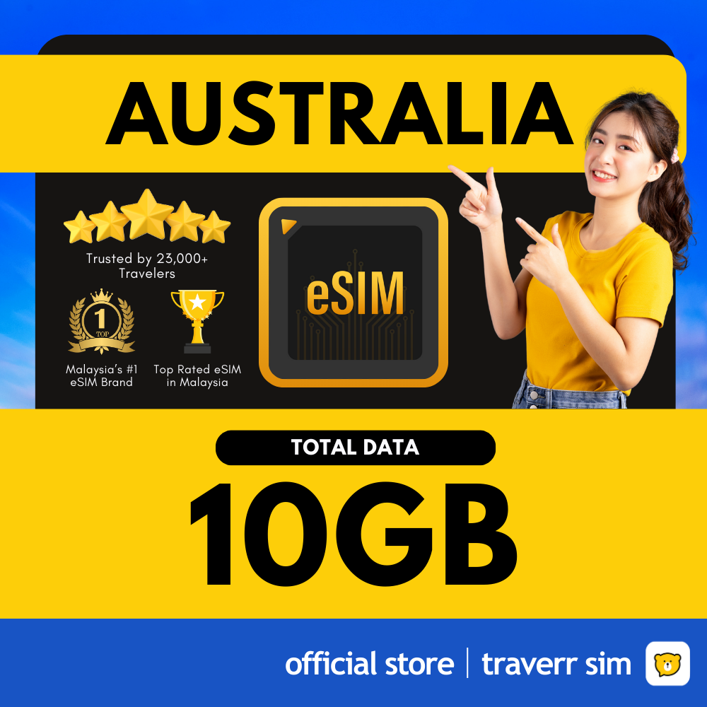 Australia Travel eSIM - 5G Speed 🔥