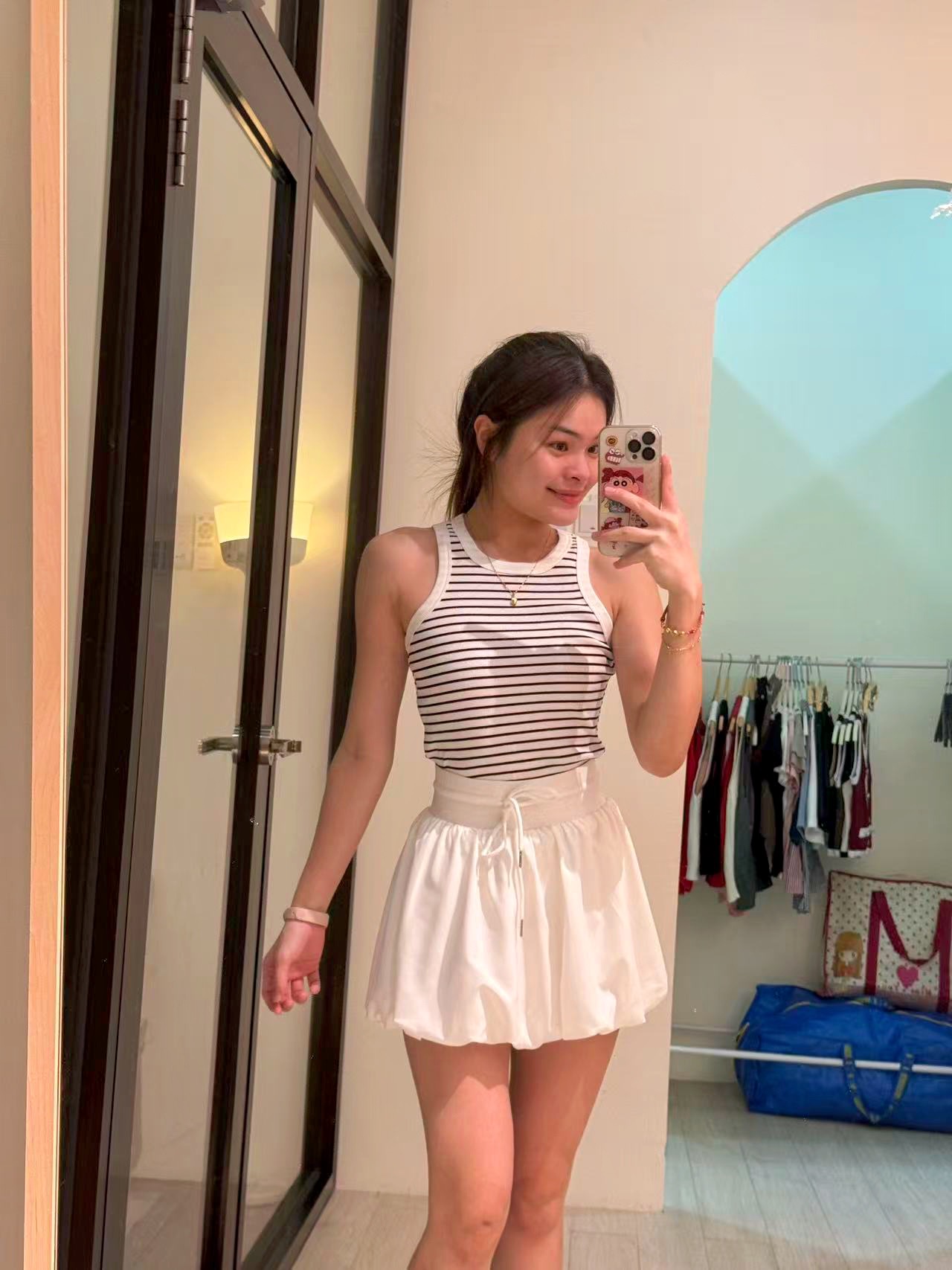 甜美优雅灯笼显瘦裤裙❤️ 