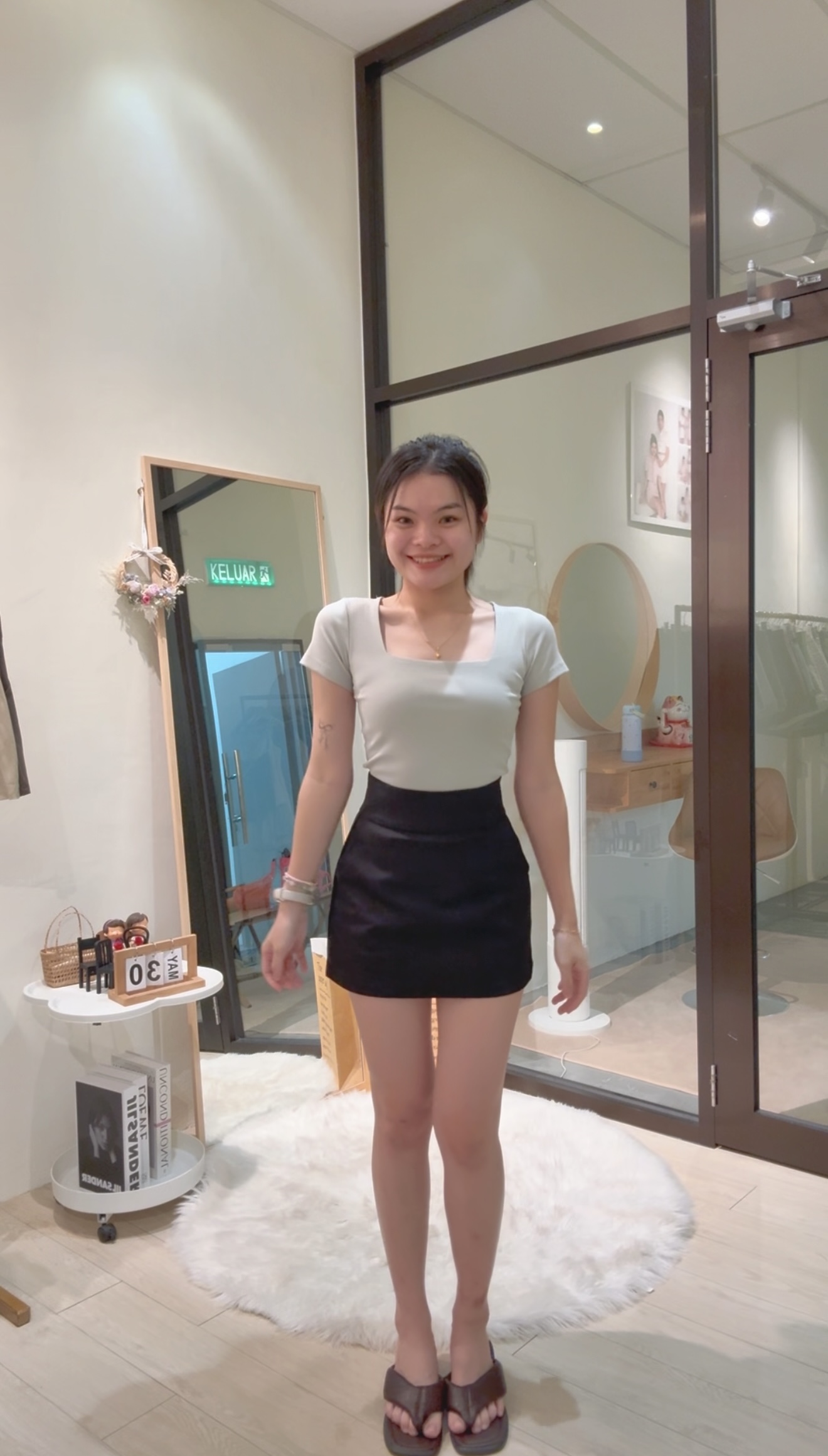 高品质锦棉显瘦高腰裤裙🌸 