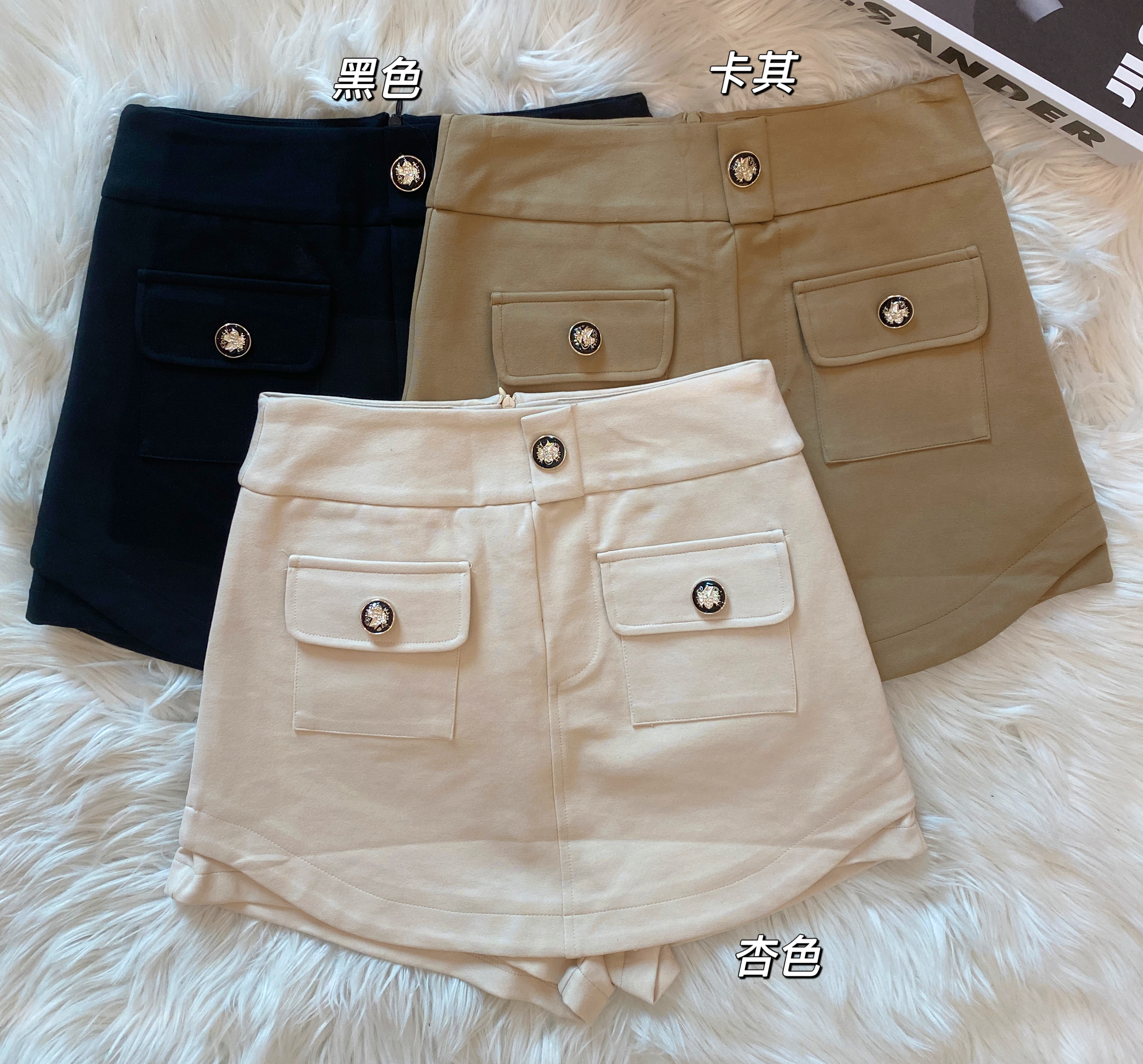 高品质厚实罗马显瘦高腰裤裙🤩 