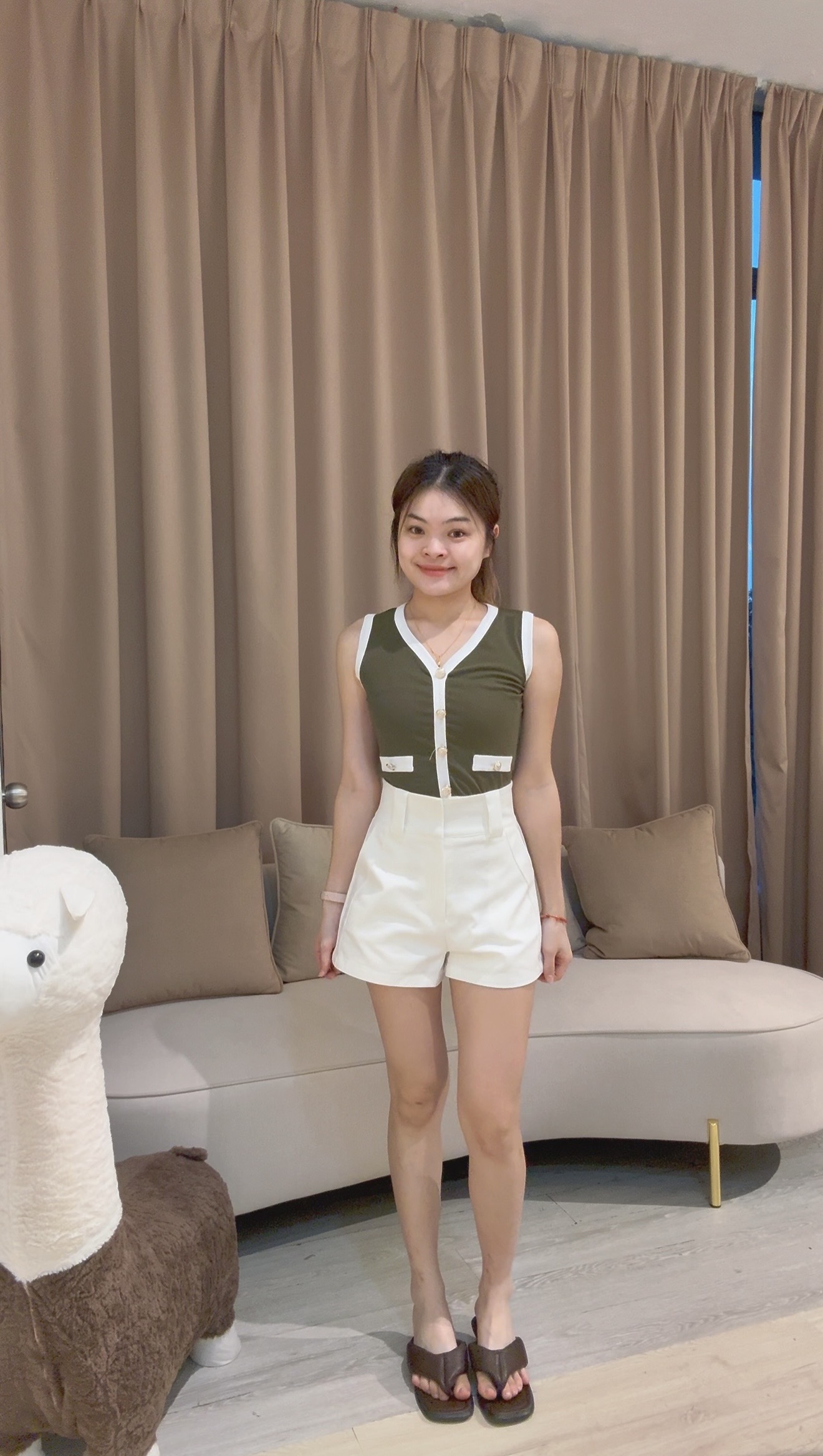 高品质休闲撞色百搭上衣😍 