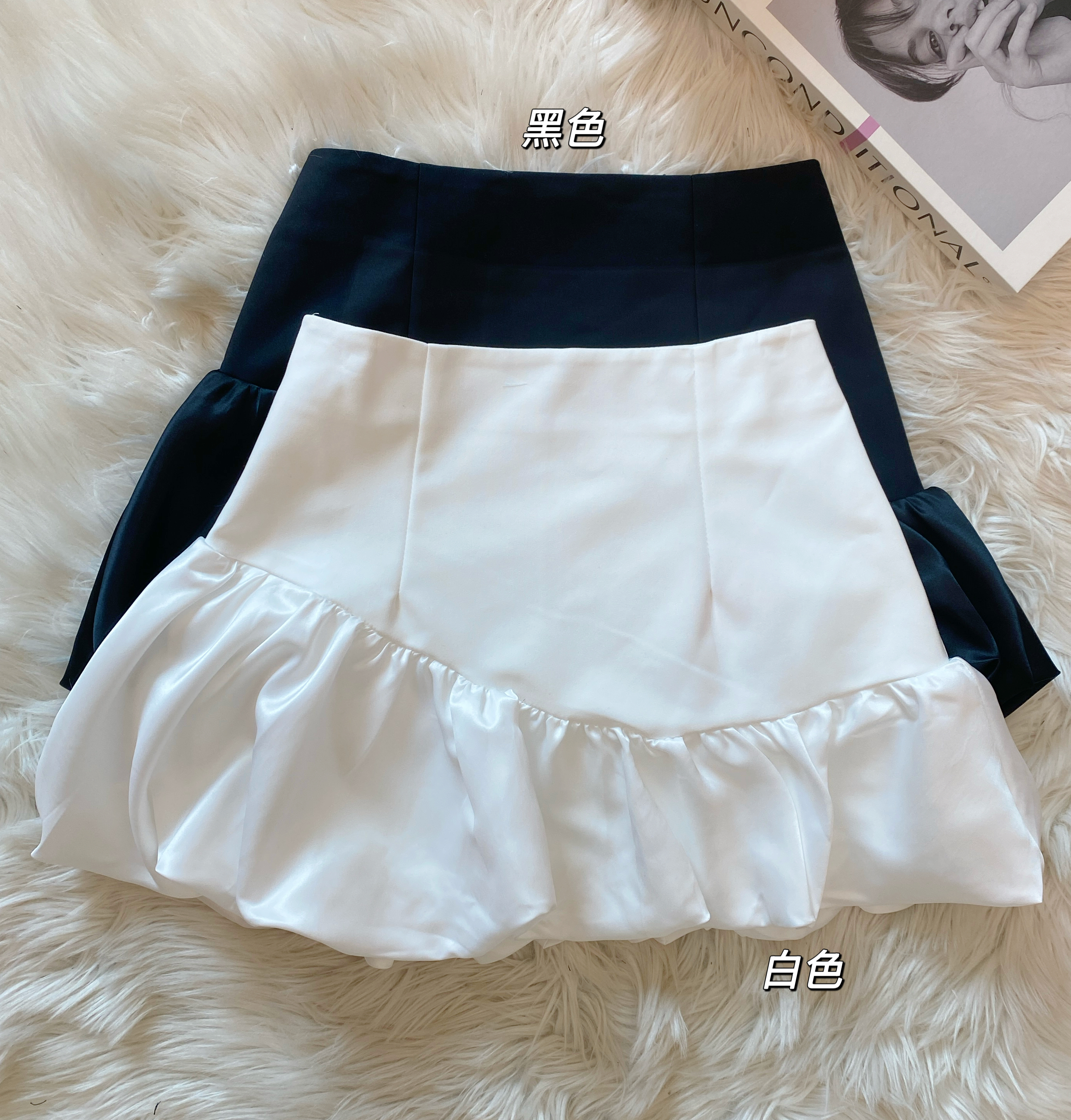 韩系时尚潮流花苞裙设计😍 