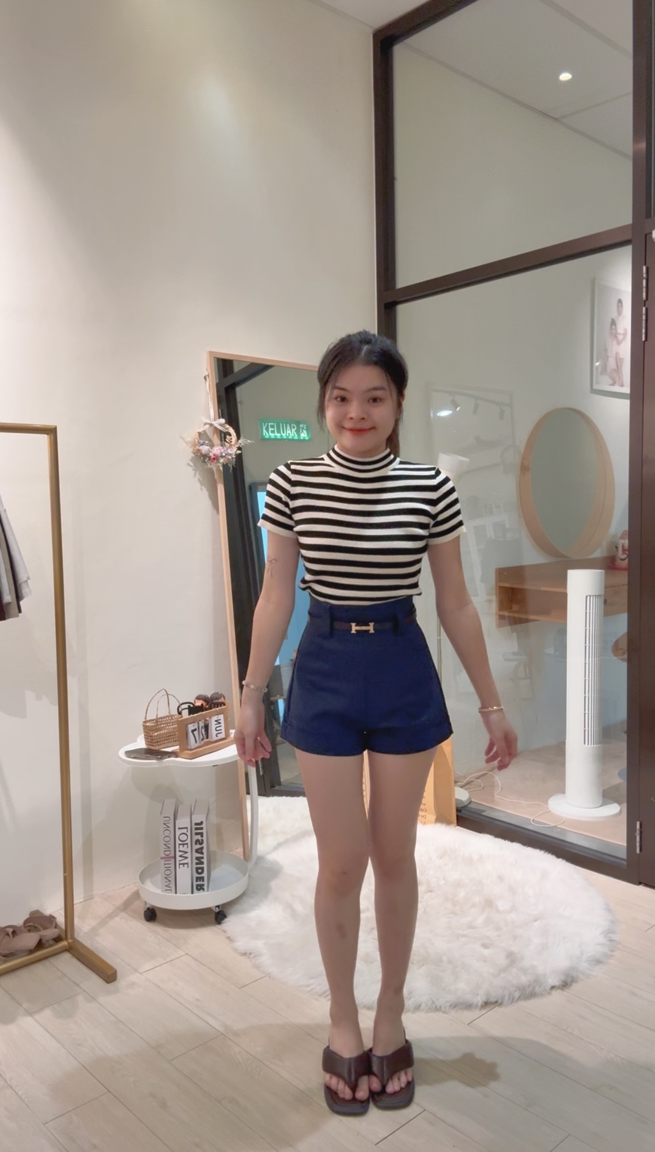 韩系圆领百搭针织上衣🌸  