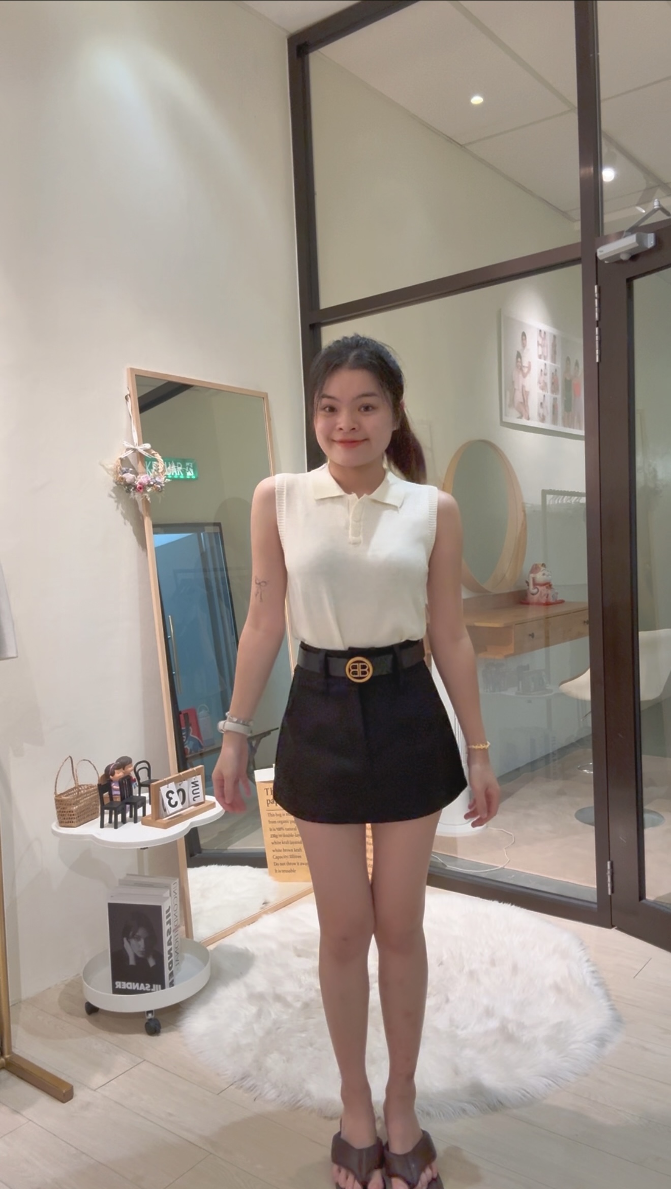 韩系时尚翻领针织上衣💗 
