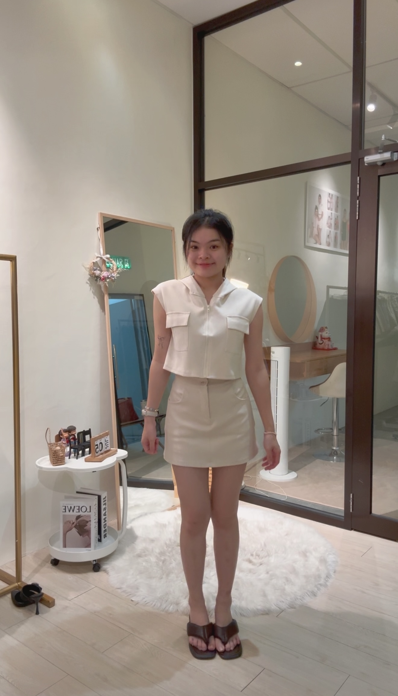 韩系简约连衣帽休闲套装🫧 
