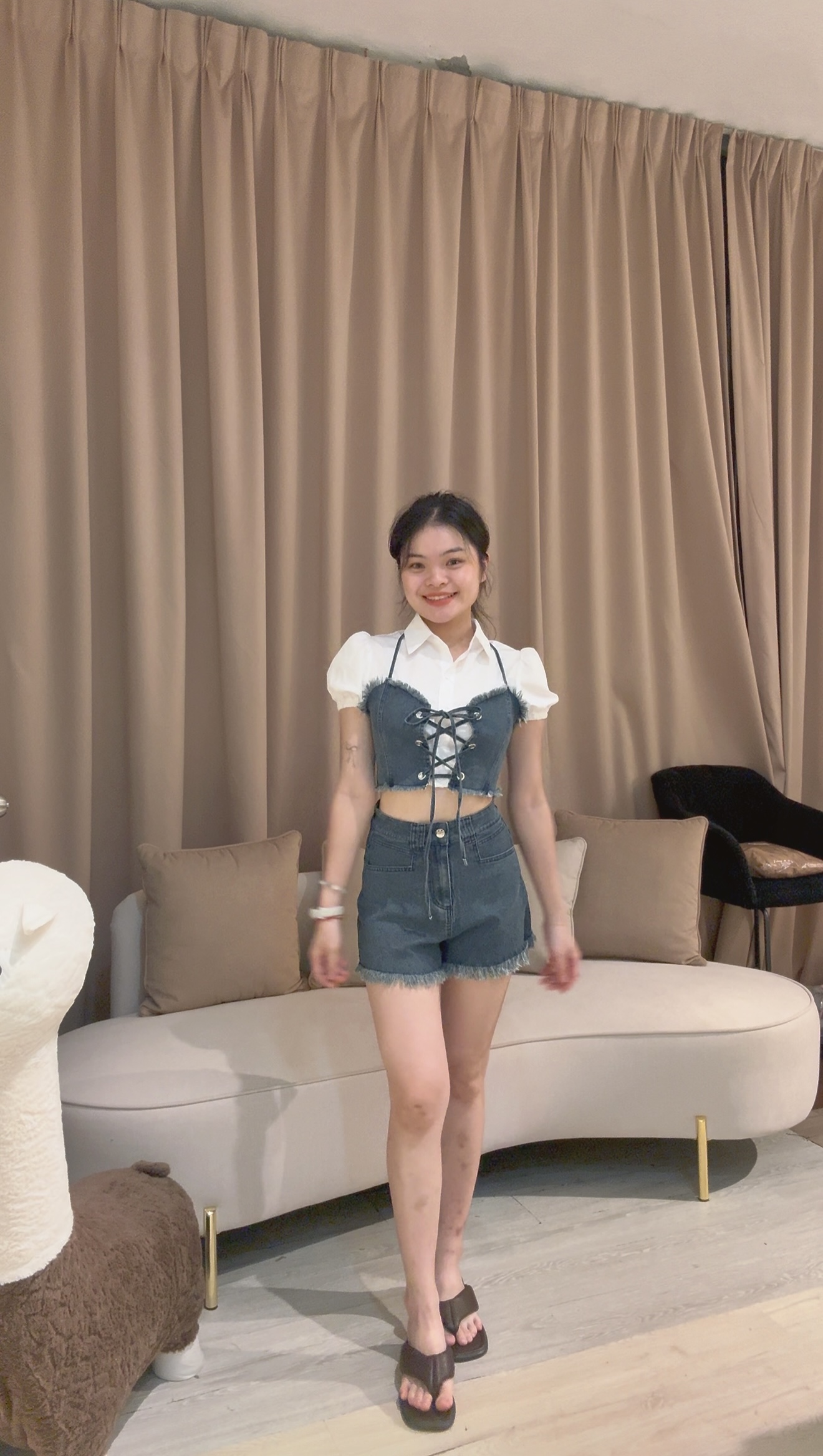 韩系高品质时尚牛仔套装❤️