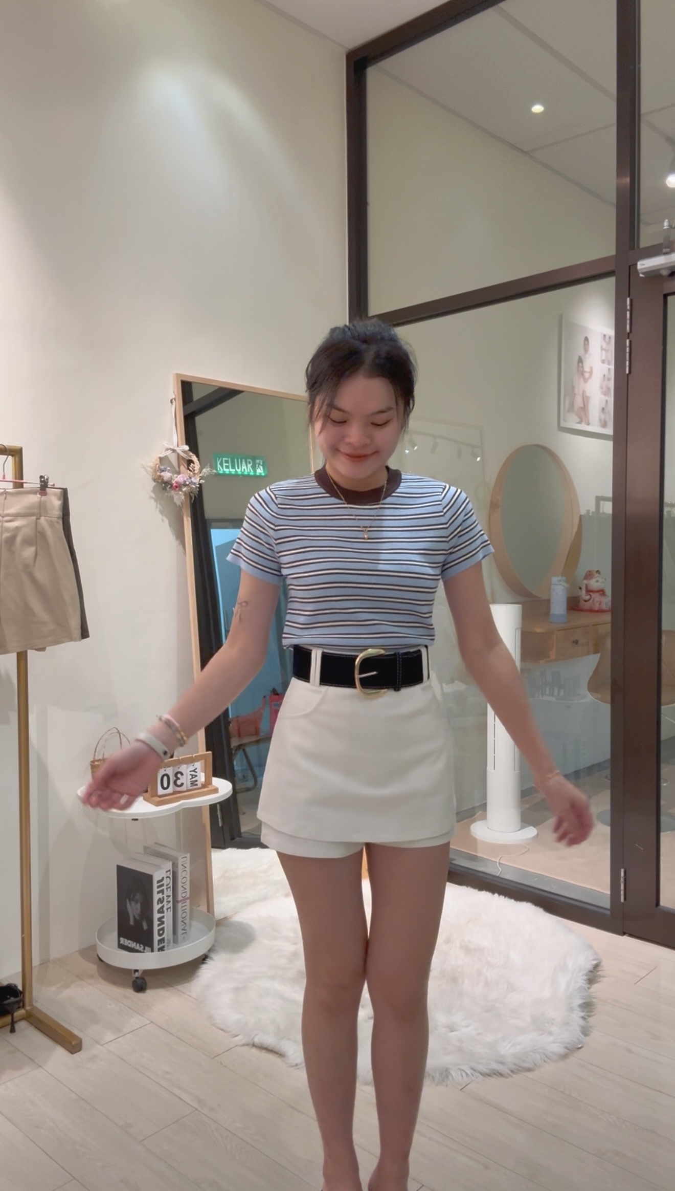 韩系气质简约百搭锦棉裤裙🌸 
