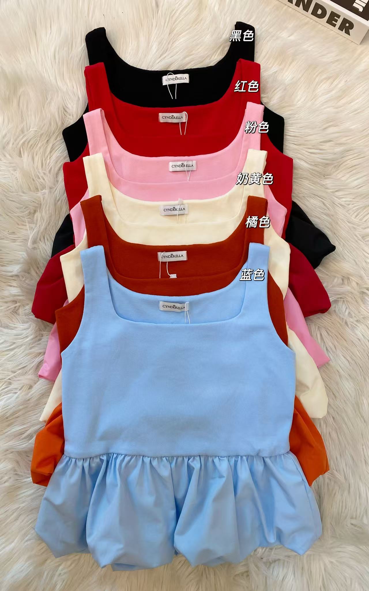 甜美方领花苞设计百搭上衣🌸  