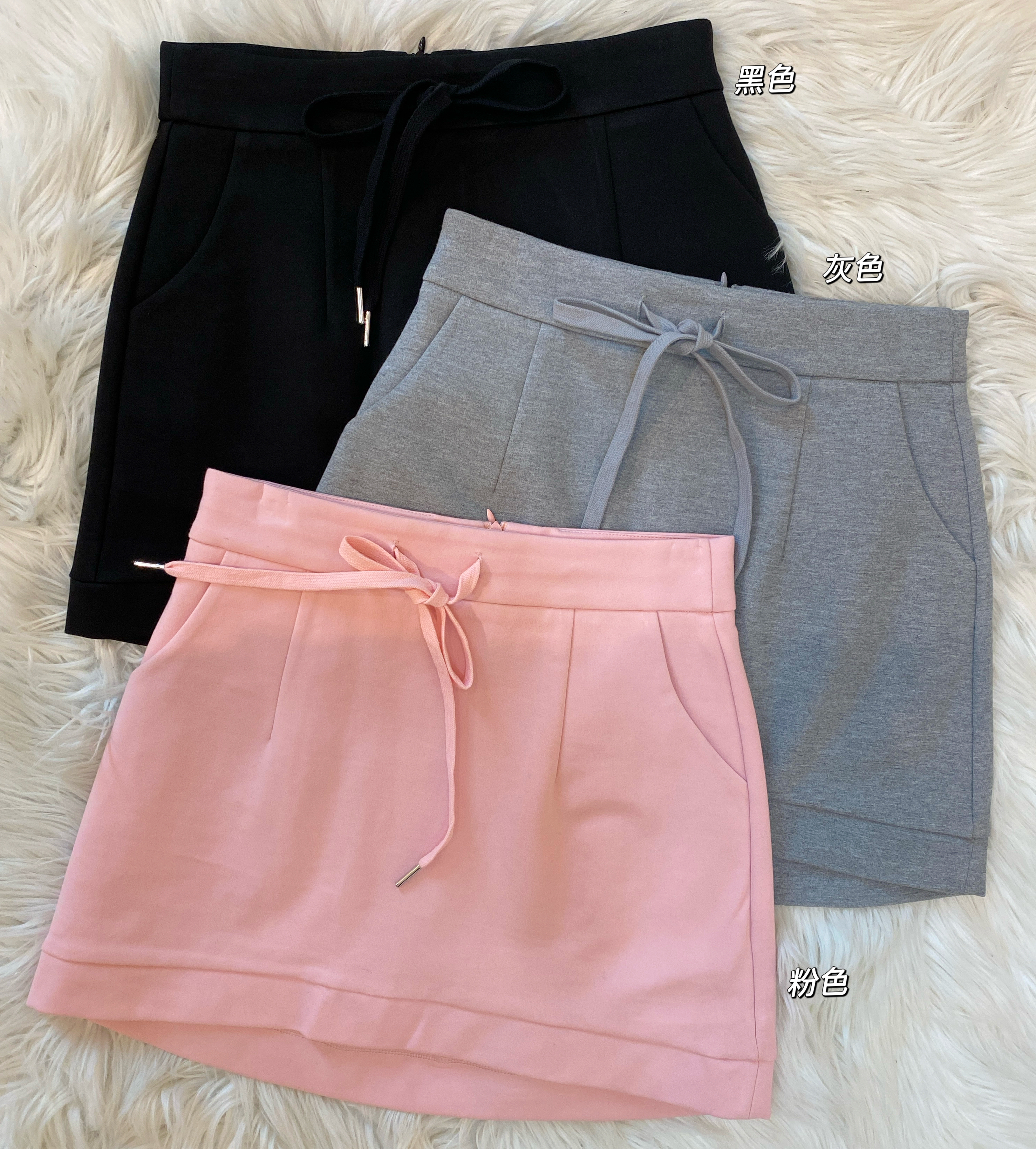 韩系日常百搭罗马显瘦裤裙😍 