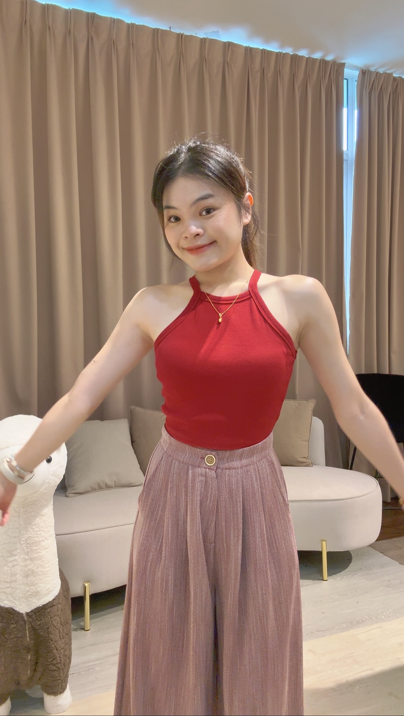 日系高级垂感宽松直筒长裤❤️ 