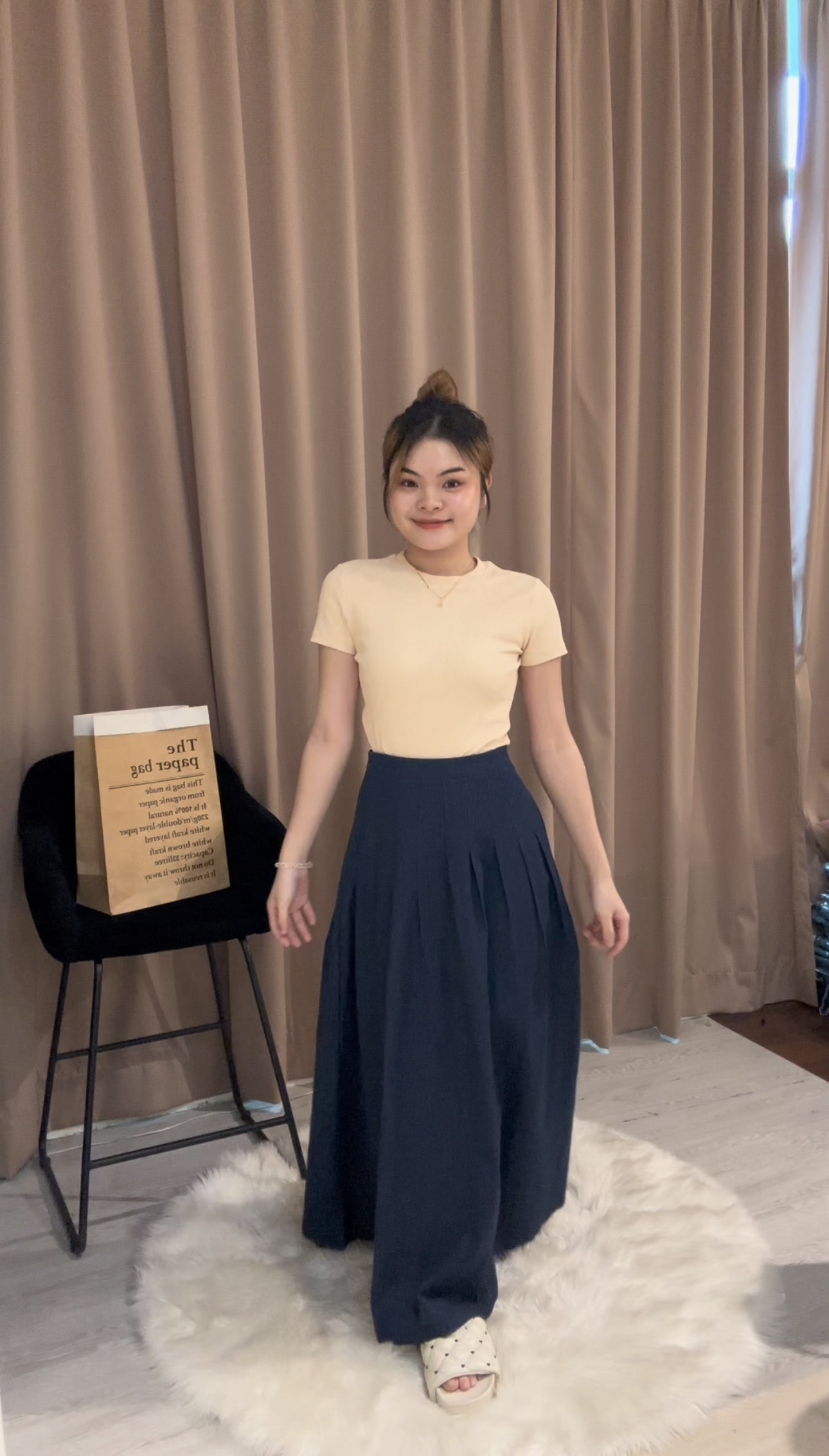 显瘦牛仔百褶长裙 真的巨美🥹 