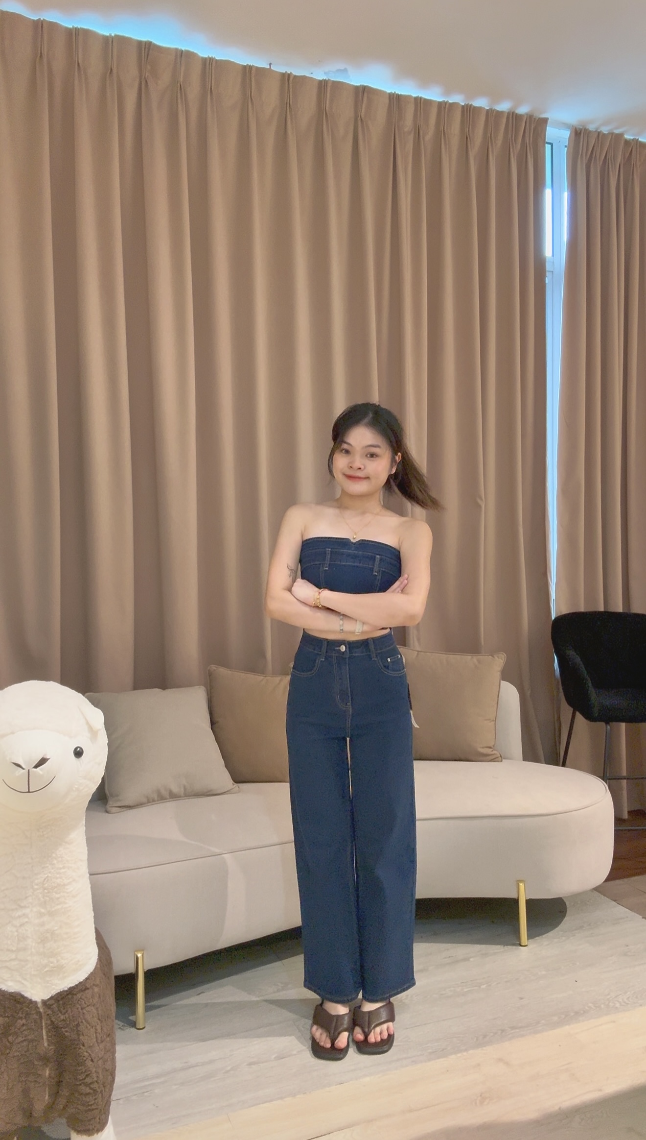 高品质气质时尚牛仔套装❤️ 