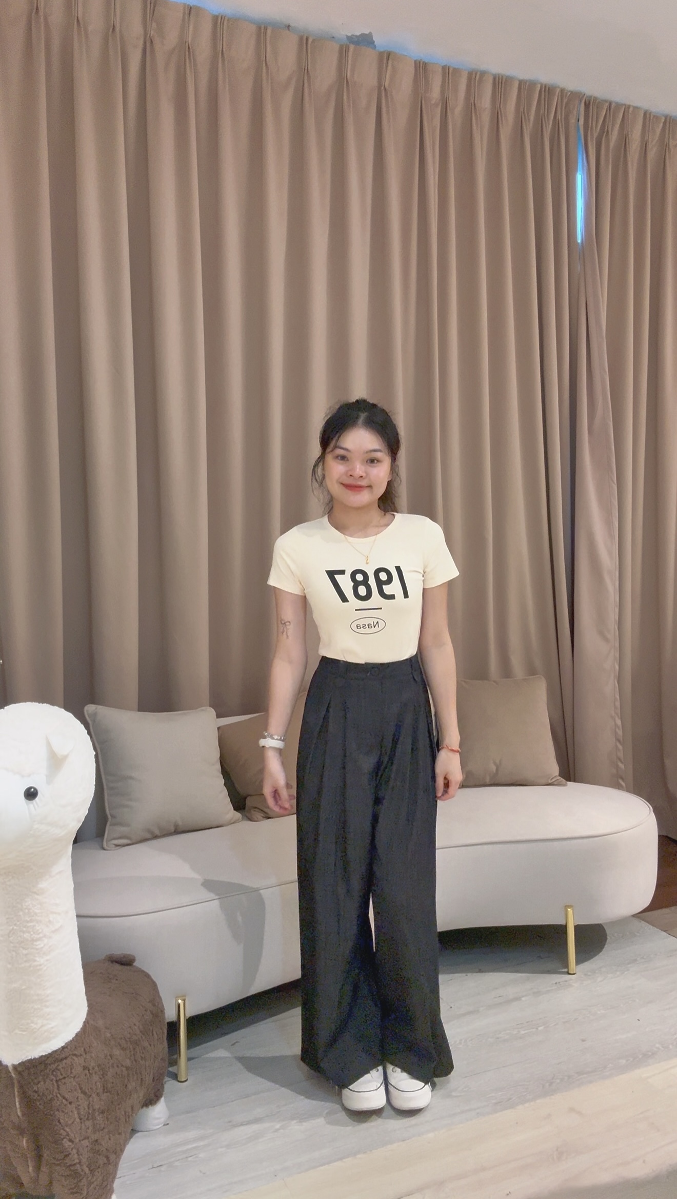 韩版时尚简约必备直筒长裤❤️  