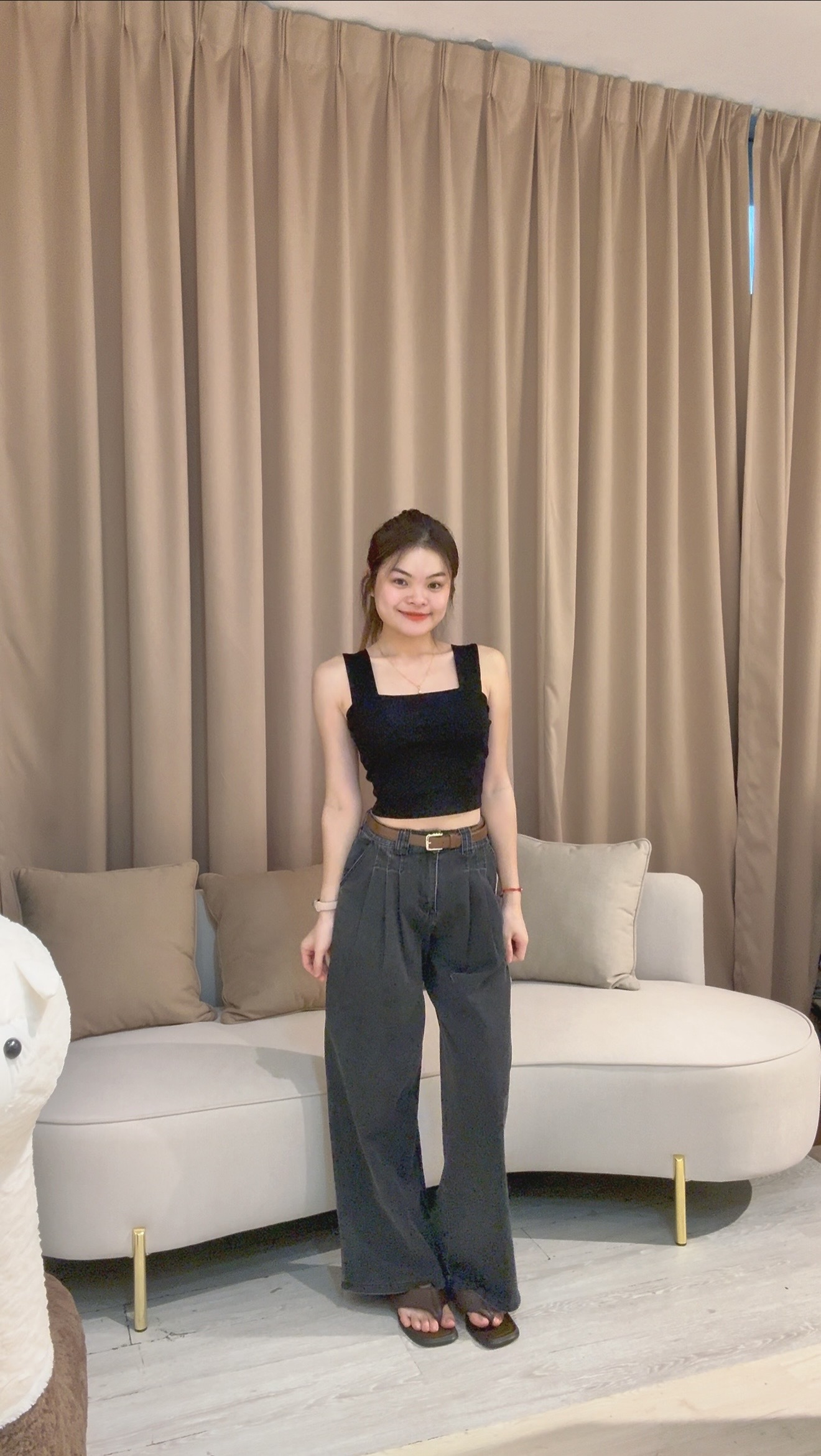 高品质直筒显瘦牛仔长裤😍 