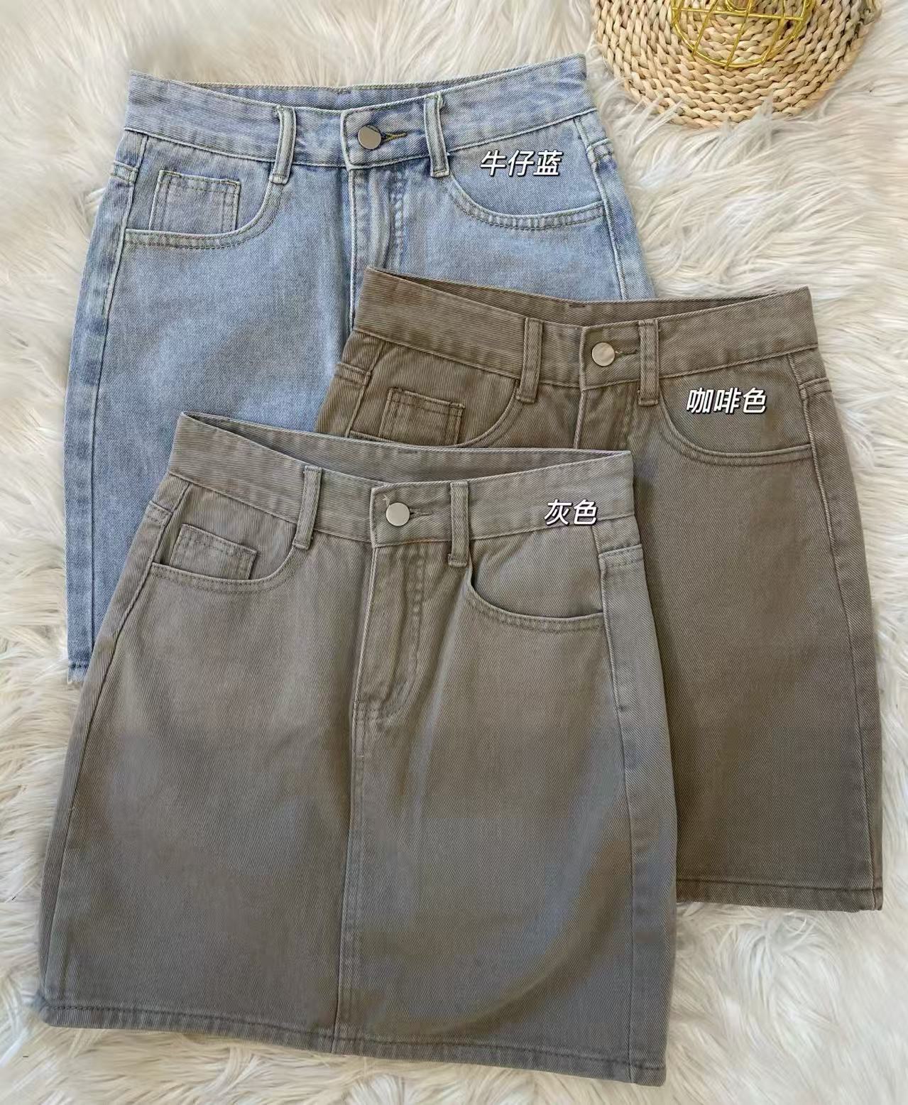 韩系时尚潮流牛仔裤裙💗 