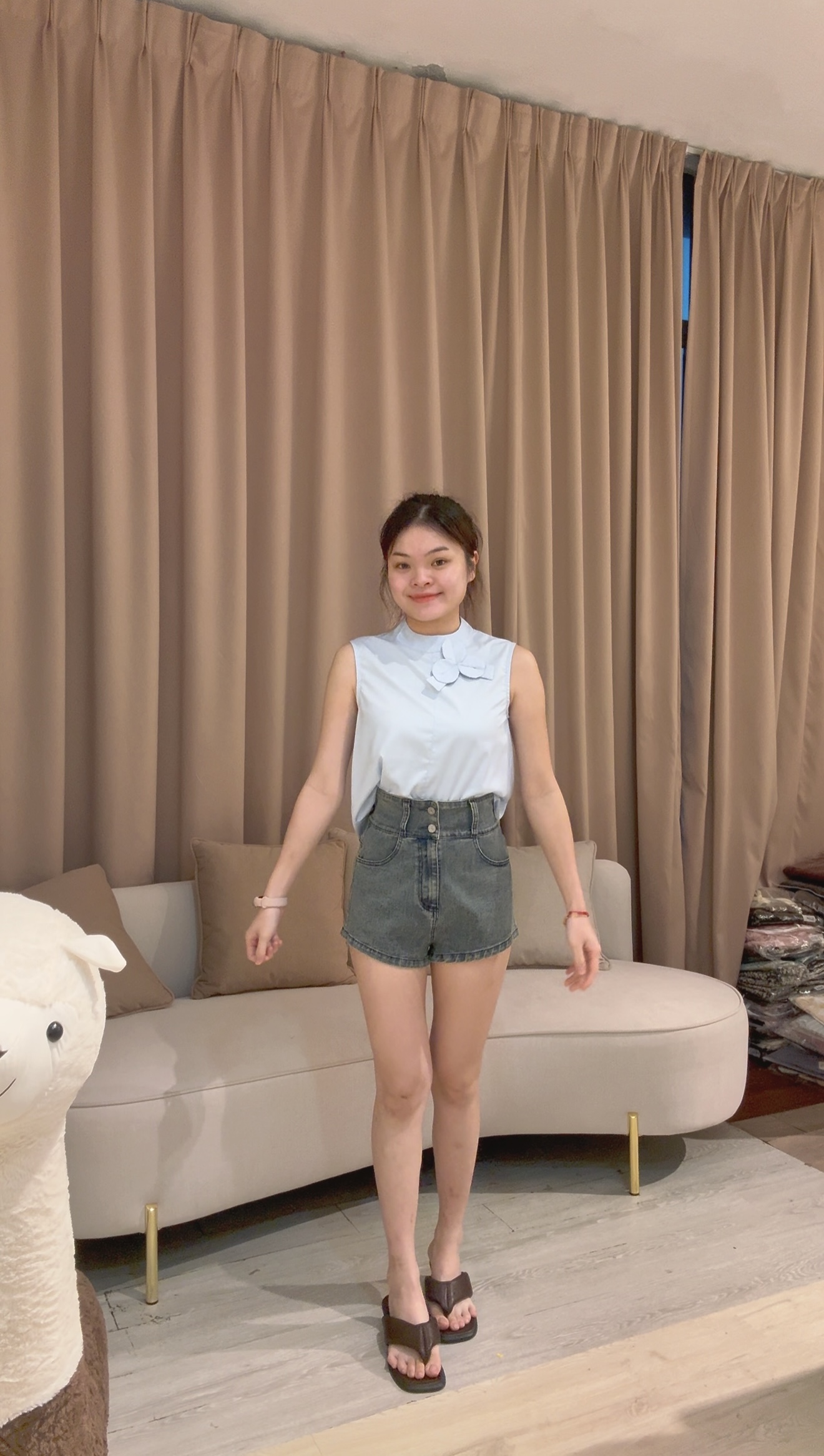 韩系减龄设计感立领衬衫上衣🌸