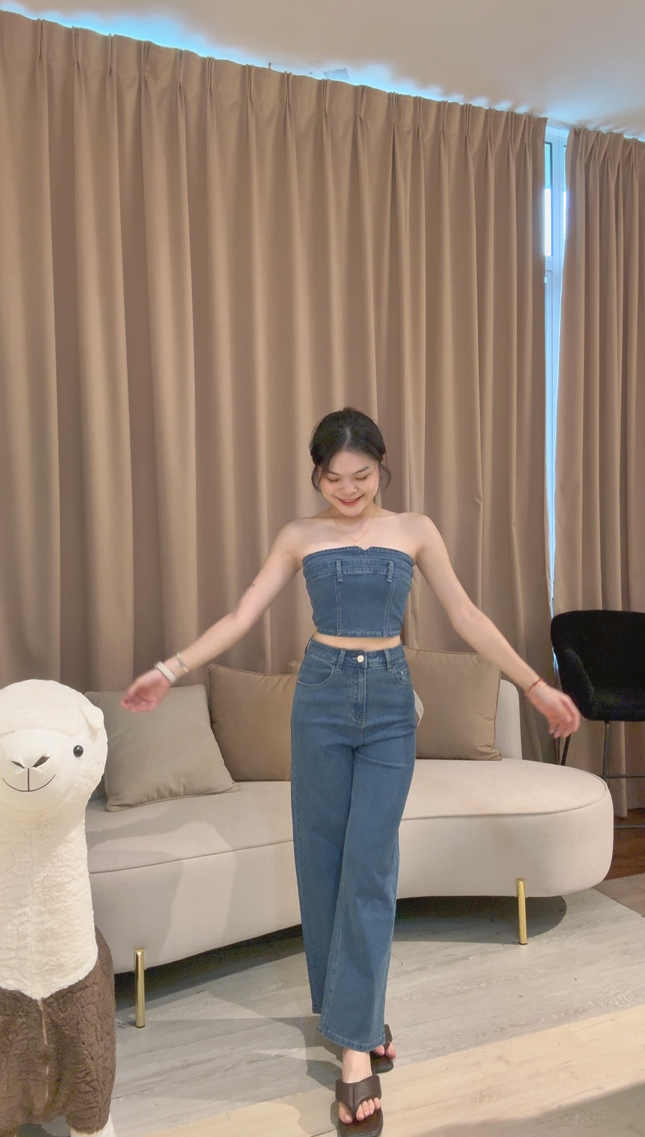 高品质气质时尚牛仔套装❤️ 