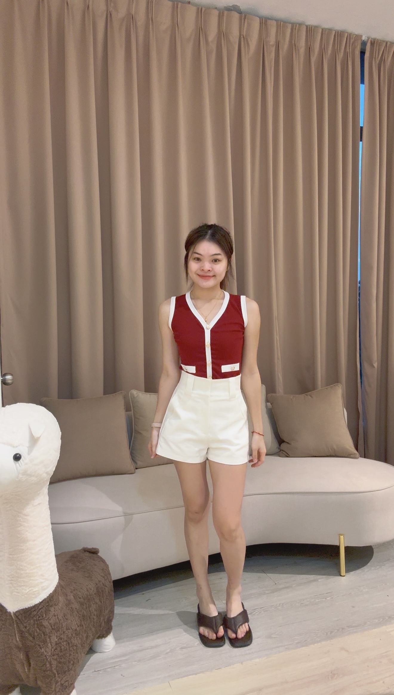 高品质休闲撞色百搭上衣😍 