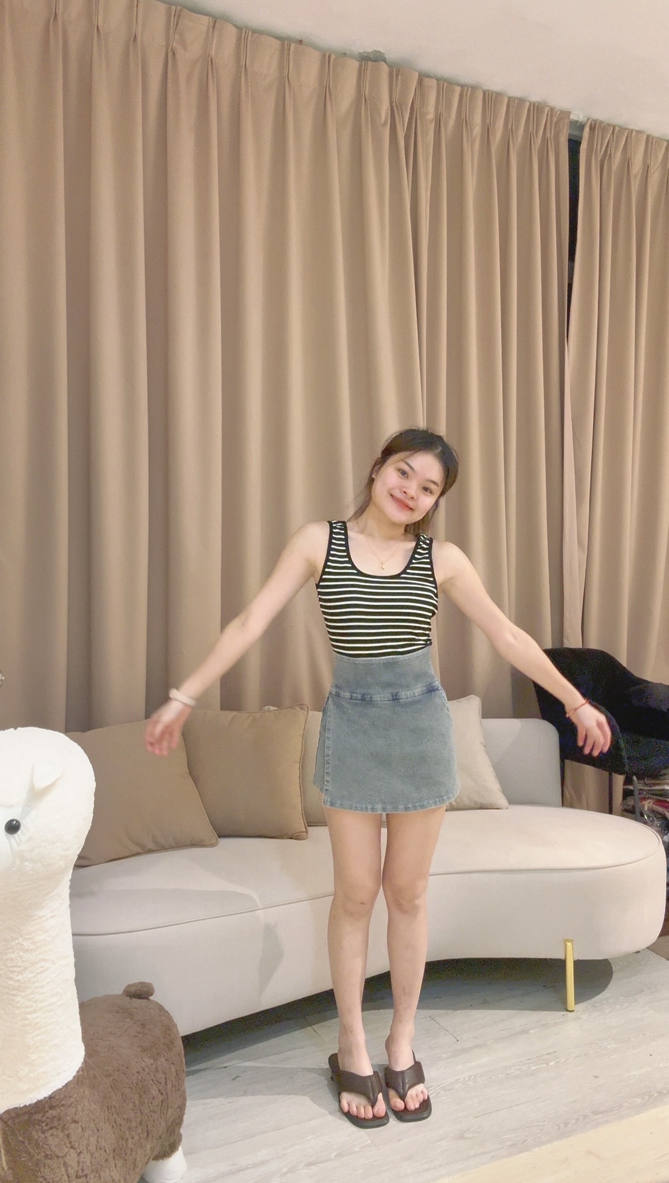 韩系简约U领百搭背心🌸 