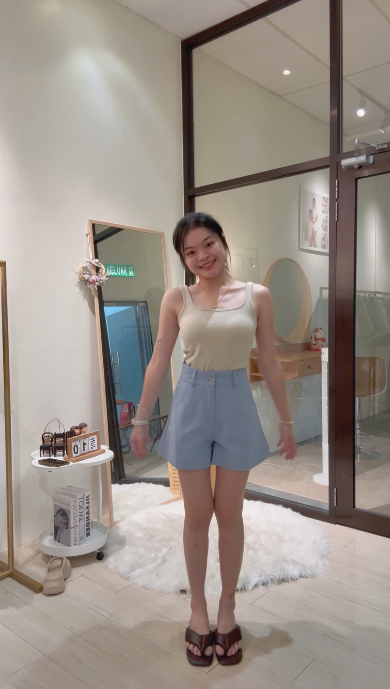 高品质高腰显瘦西装百搭短裤🌸 