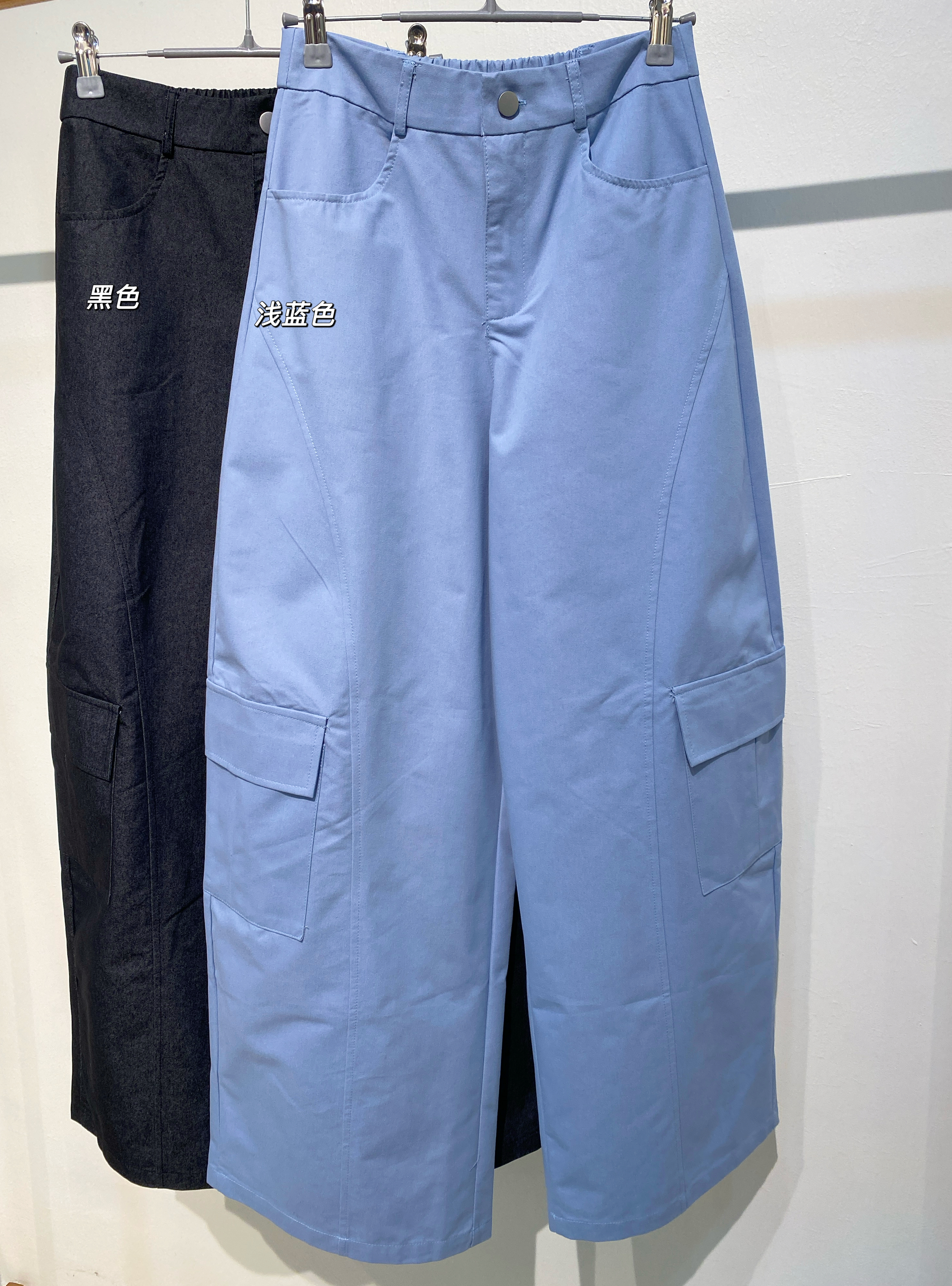 韩系时尚简约工装设计长裤😍 