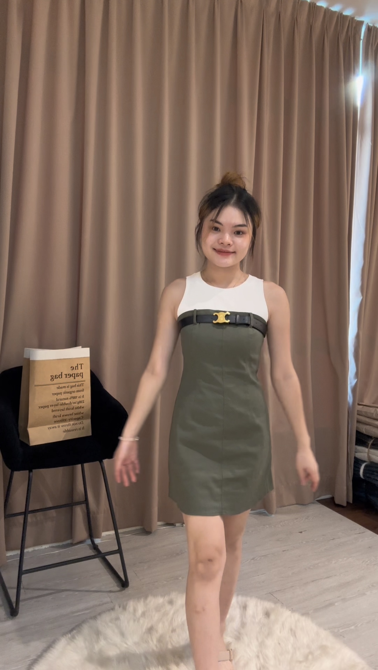 高品质气质连身裙😍好看啊啊！！ 