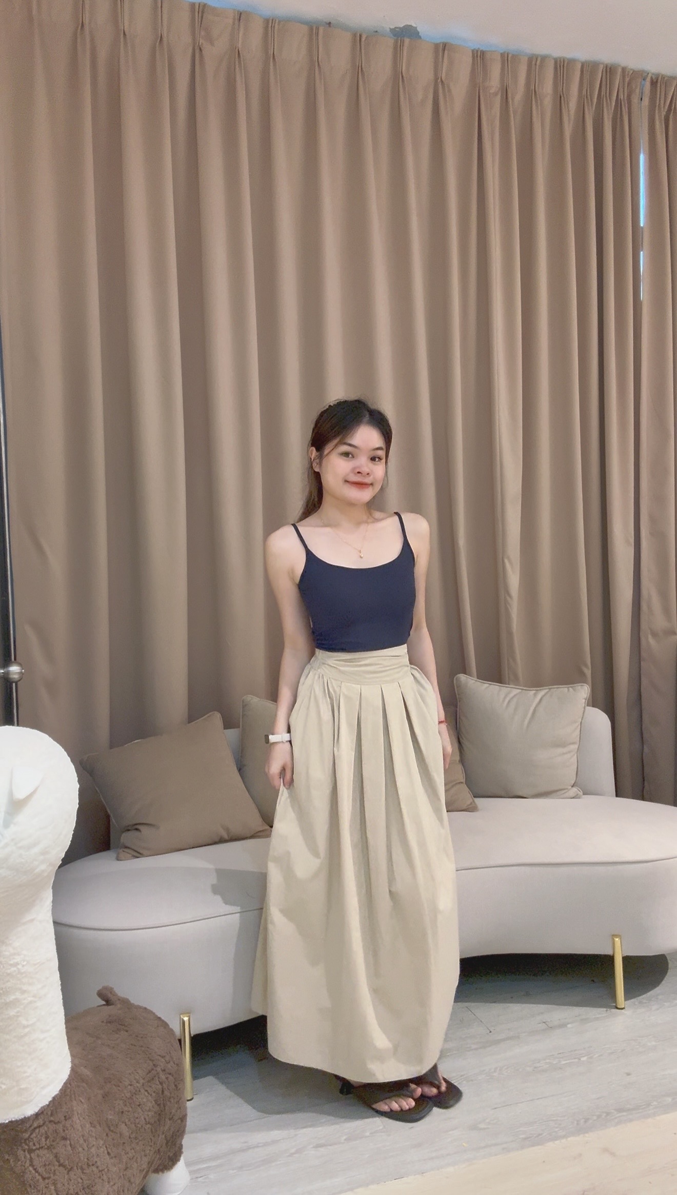 韩系时尚显瘦气质长裙❤️ 