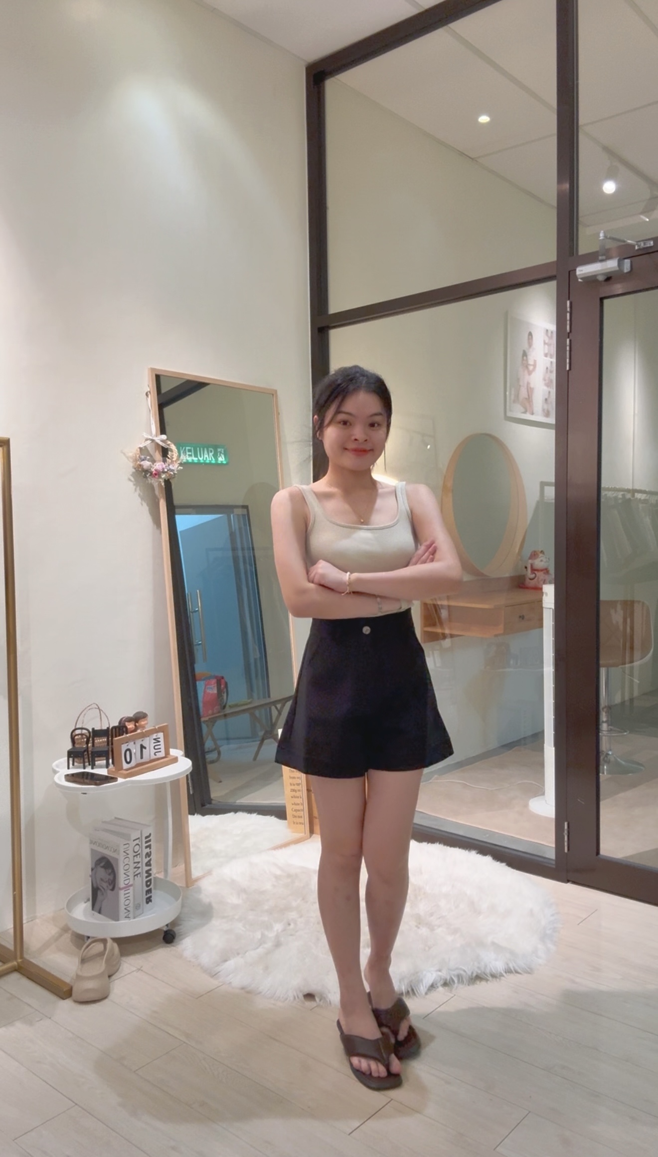 高品质高腰显瘦西装百搭短裤🌸 