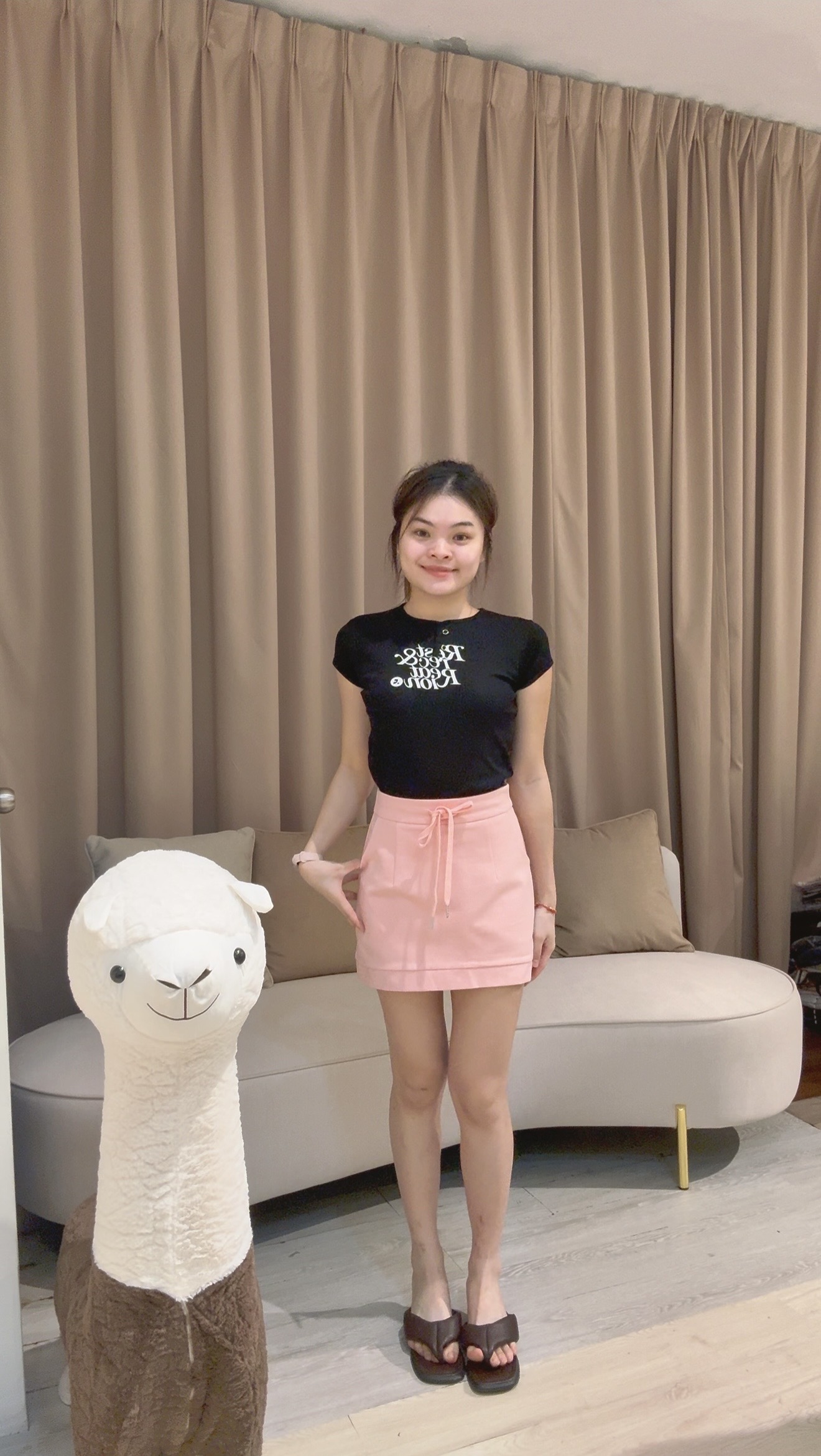 韩系日常百搭罗马显瘦裤裙😍 