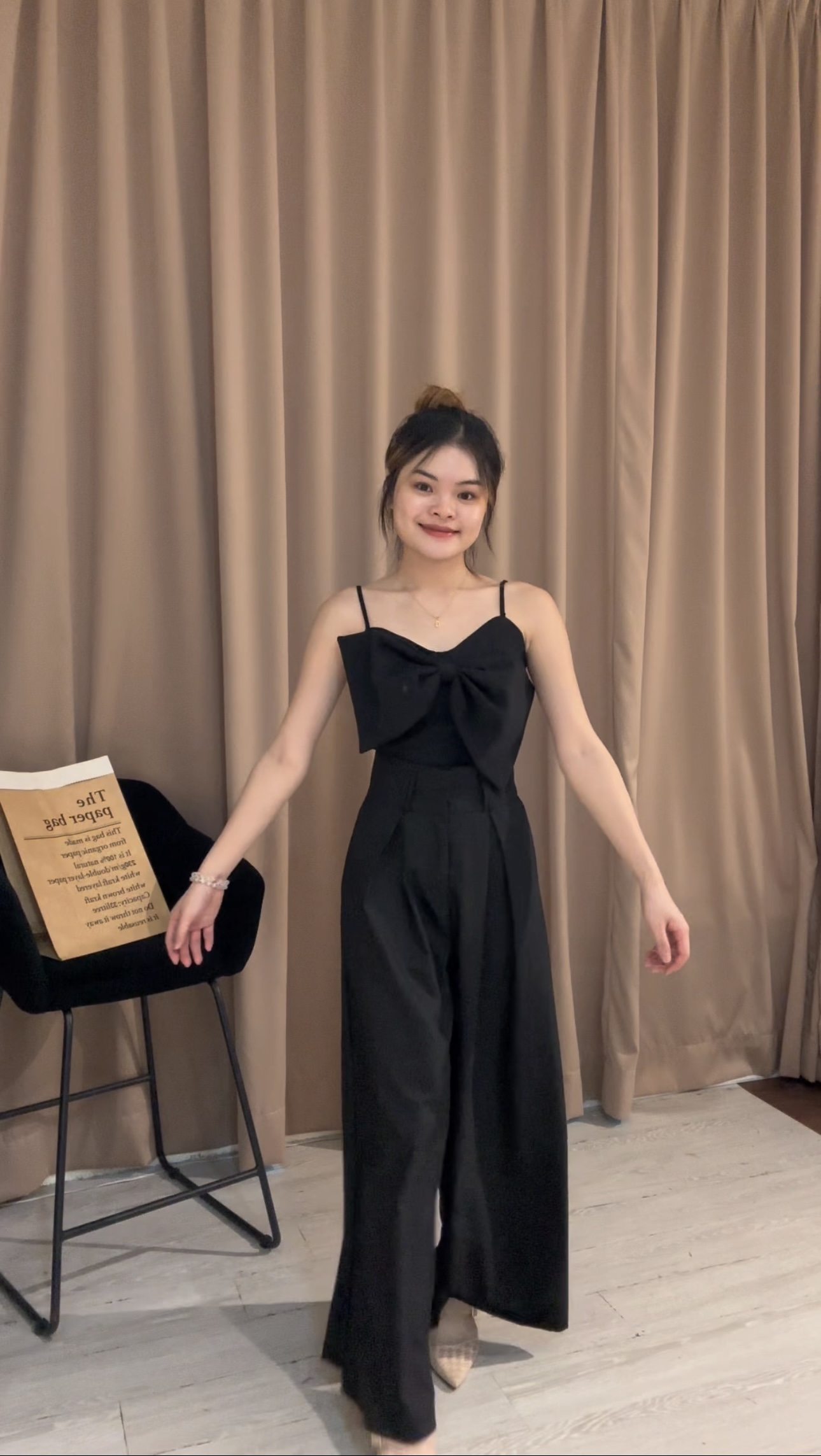 高品质时装高腰显瘦直筒长裤😍