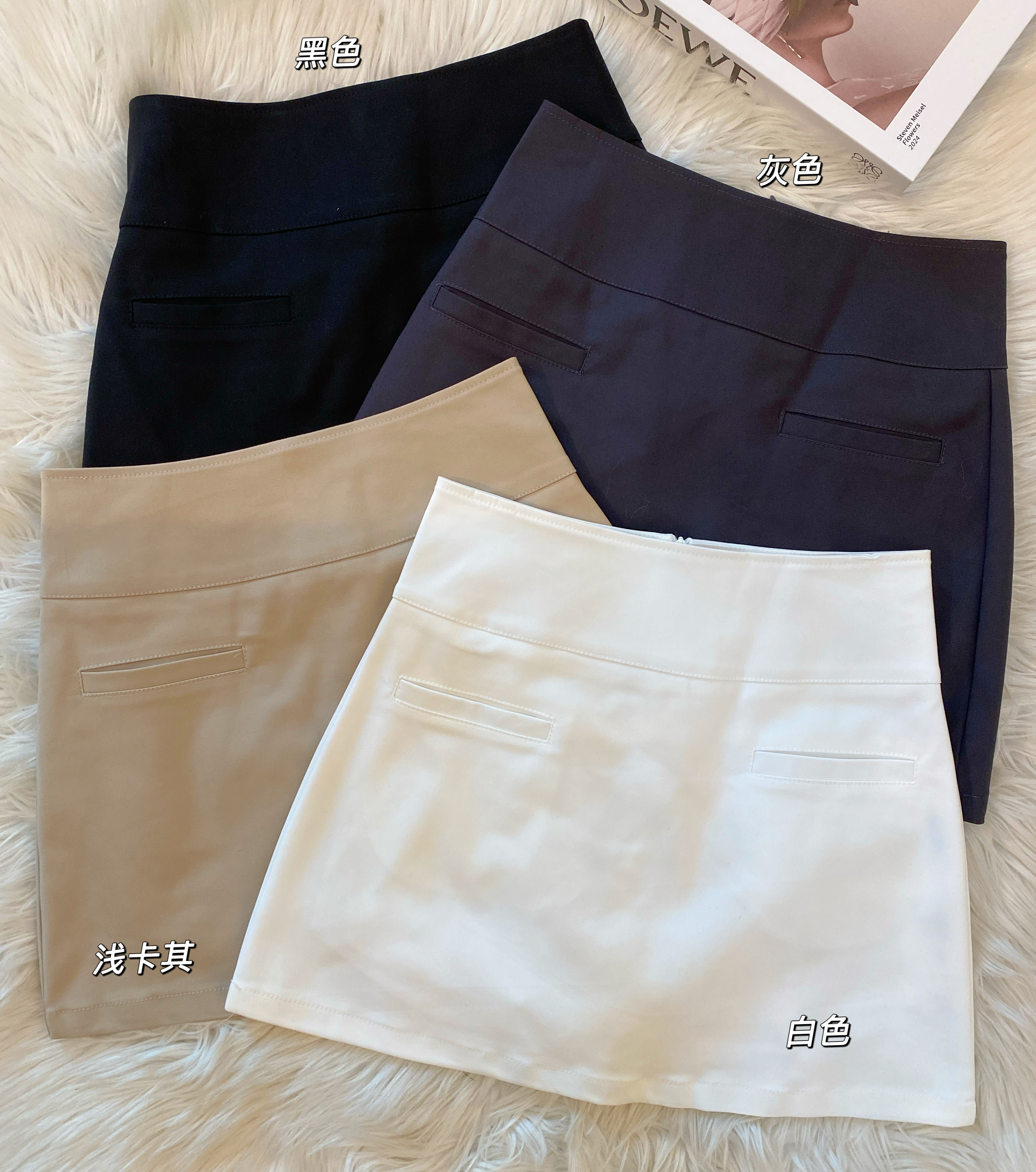 高腰显瘦修身设计锦棉裤裙❤️ 