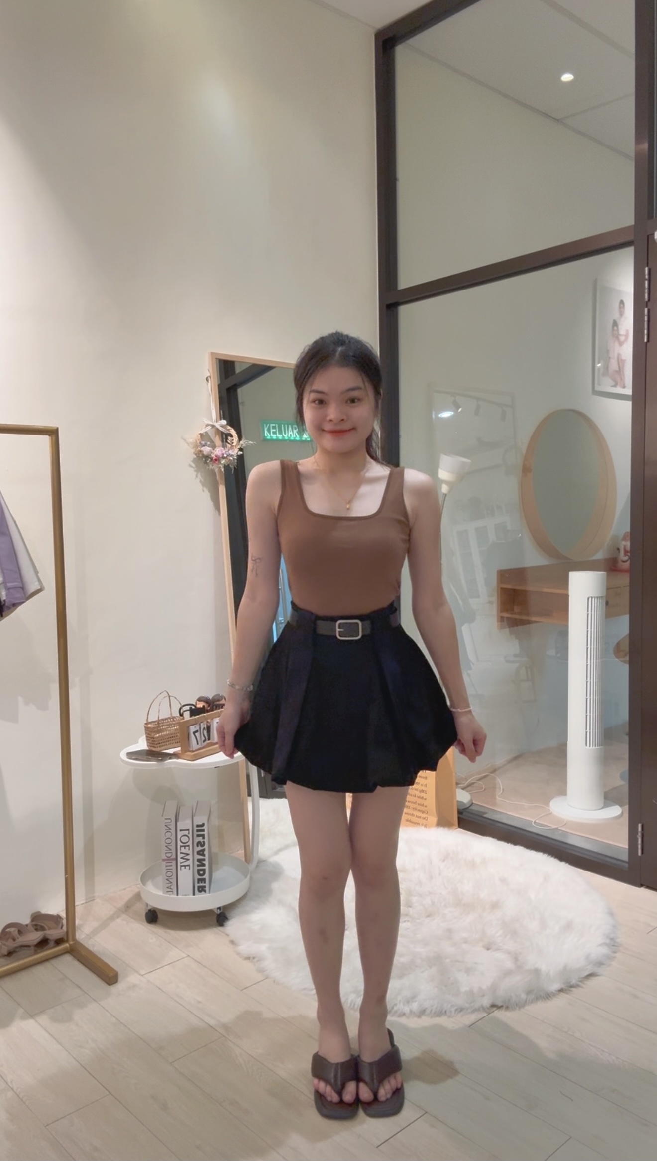韩版时尚潮流牛仔泡泡裤裙🌸 