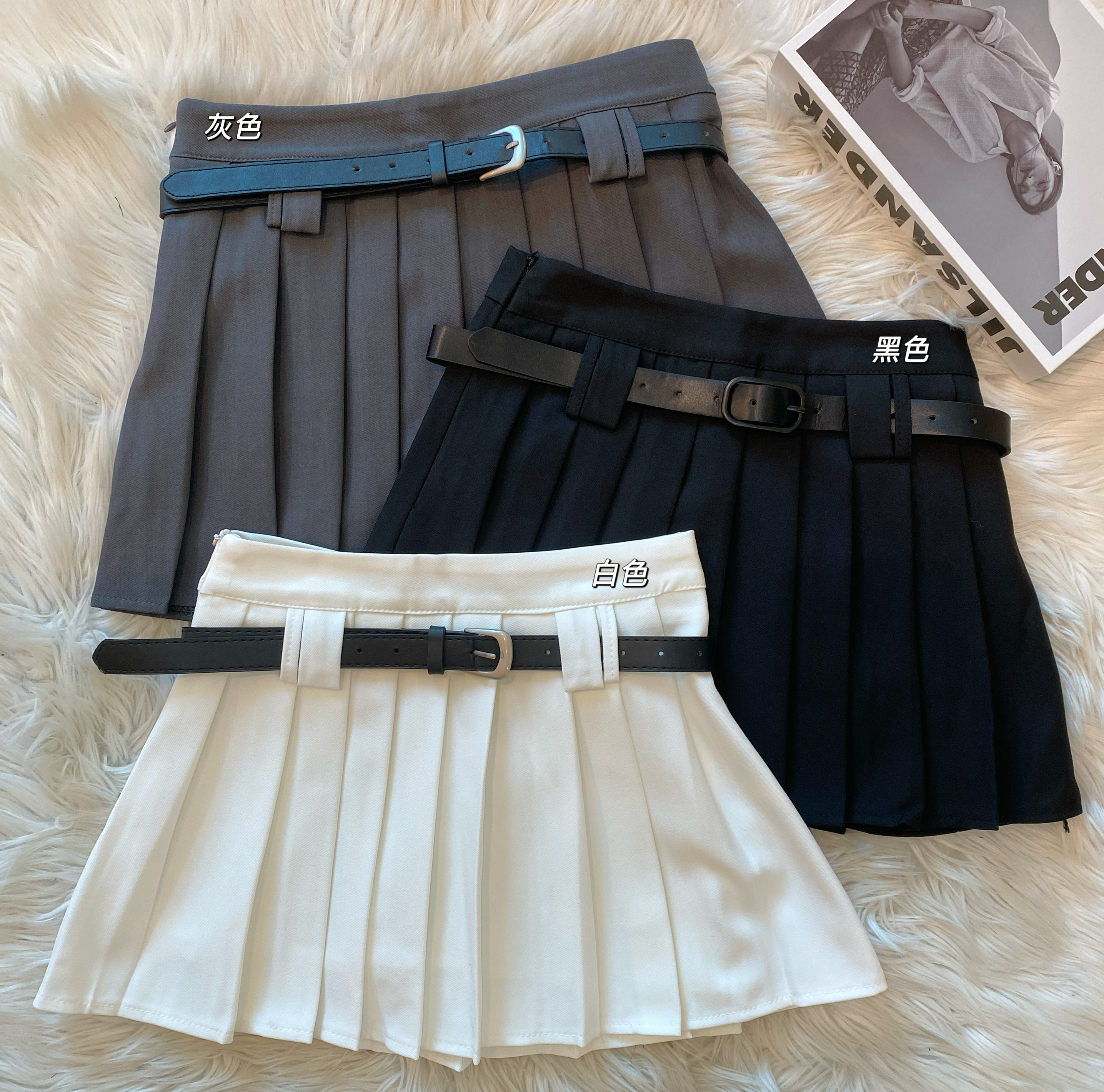 韩系时尚简约百褶减龄裤裙❤️ 