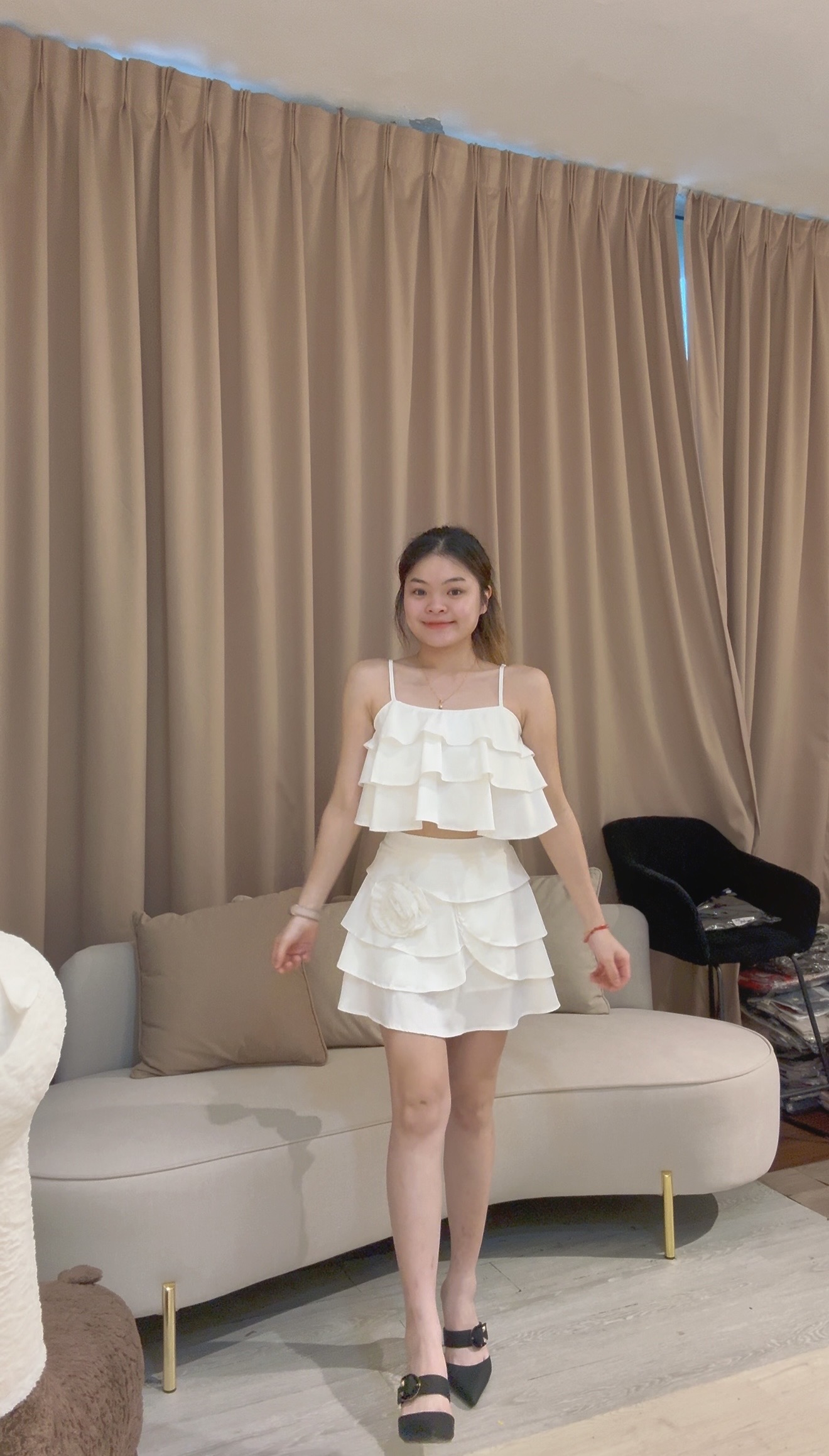 高级精致立体花朵气质套装❤️ 