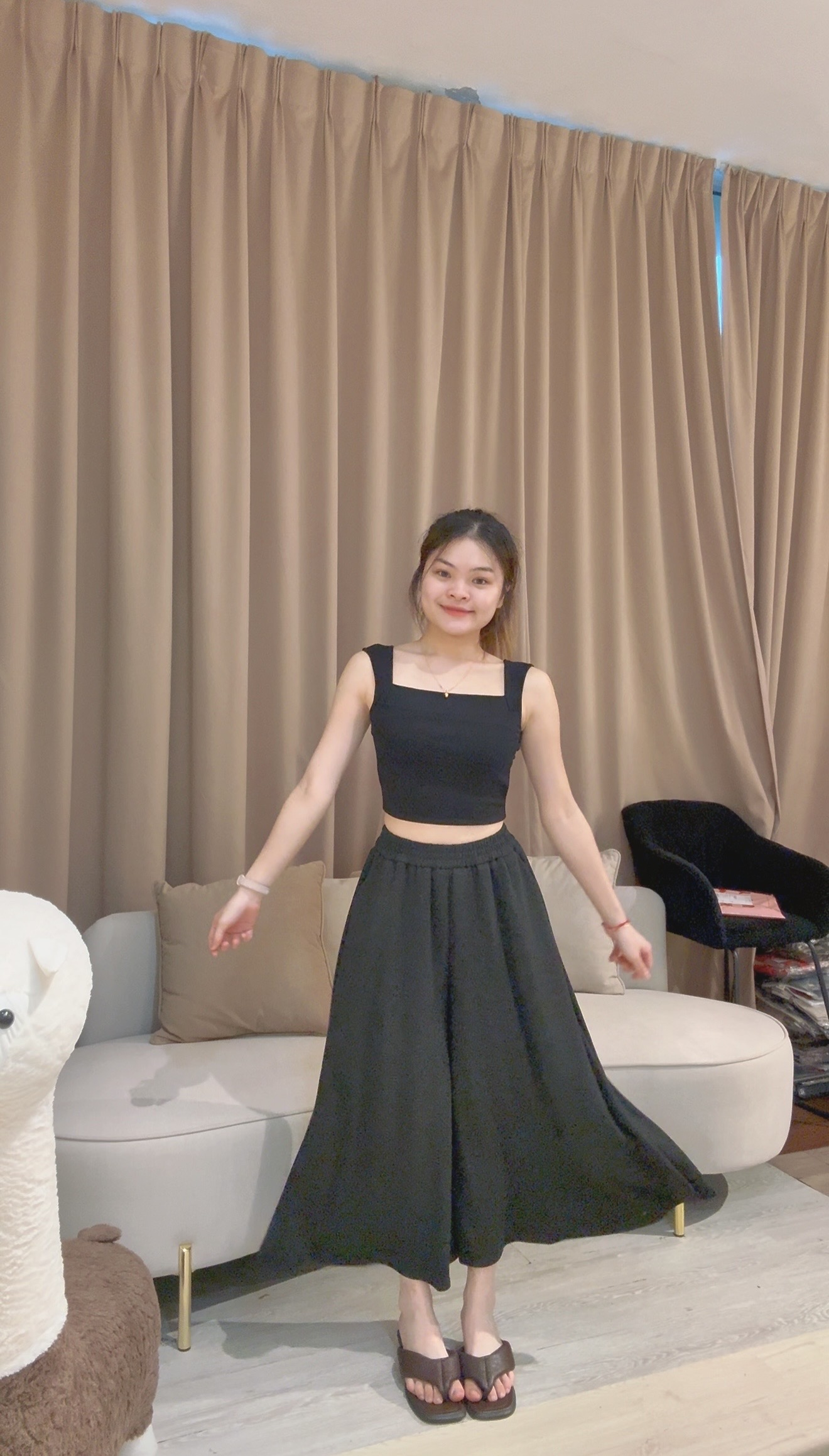 韩版时尚直筒7分裤🤩 