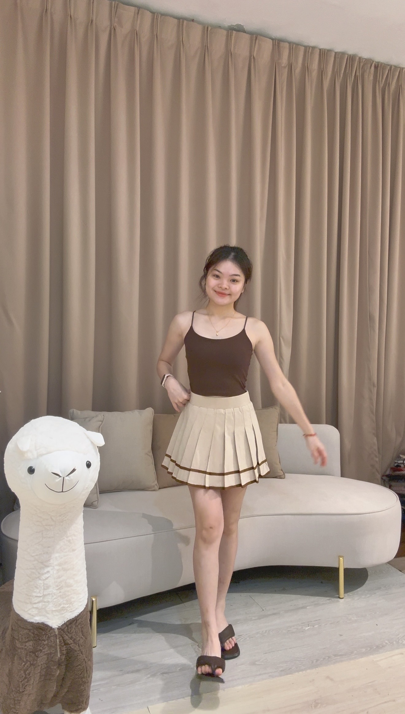 韩版时尚百褶裤裙🤩