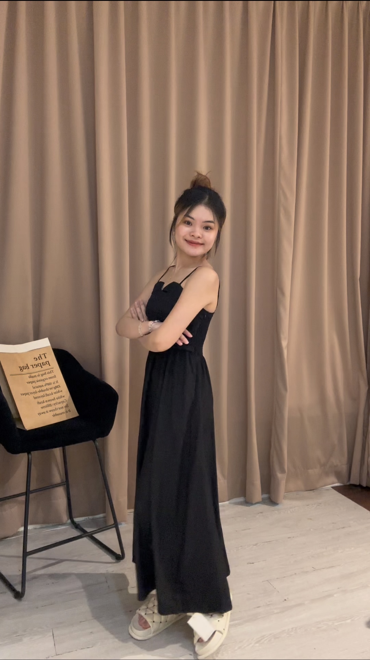 高品质时装高腰显瘦直筒长裤😍