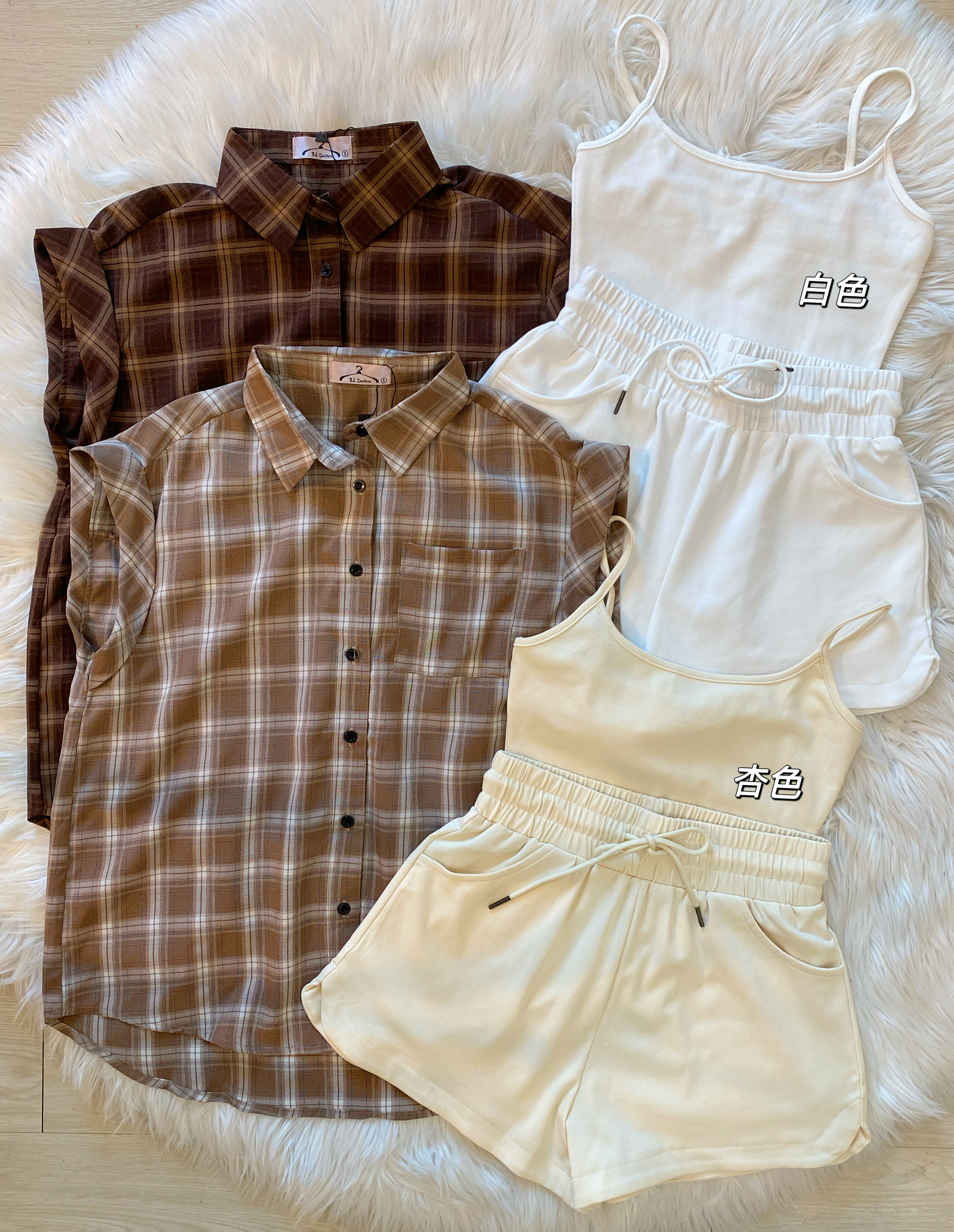 韩系休闲风格三件套套装🍭 