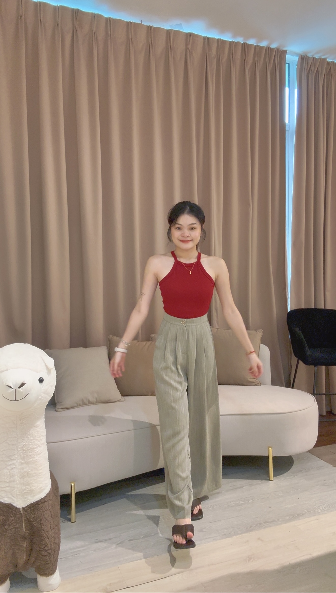 日系高级垂感宽松直筒长裤❤️ 