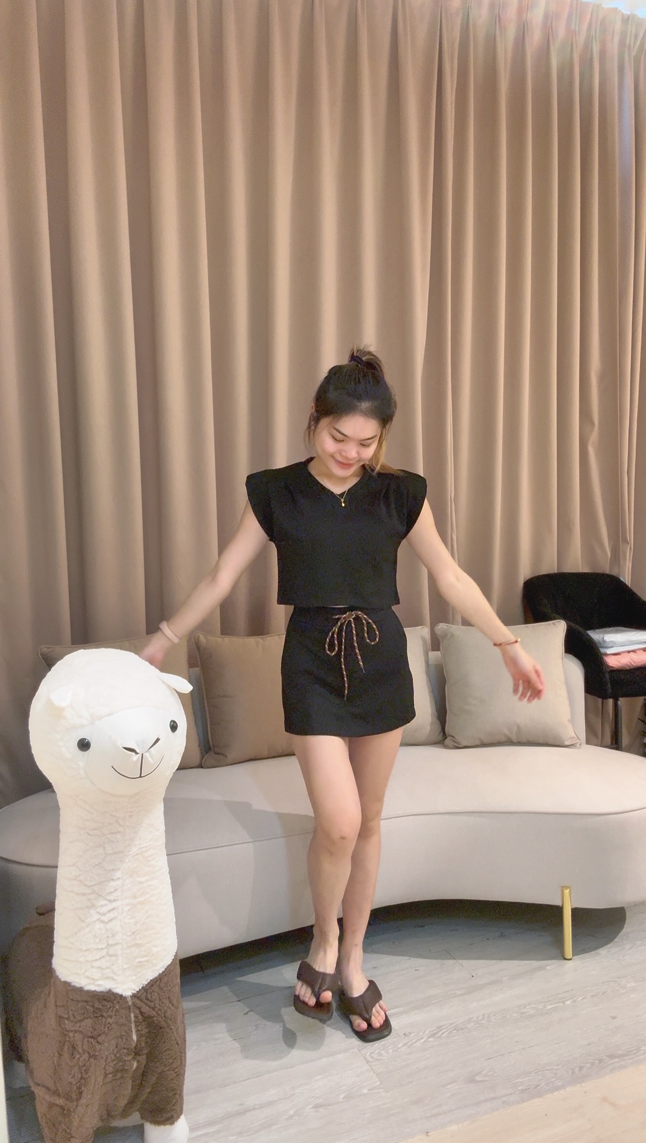 韩系休闲运动风卫衣套装💓 