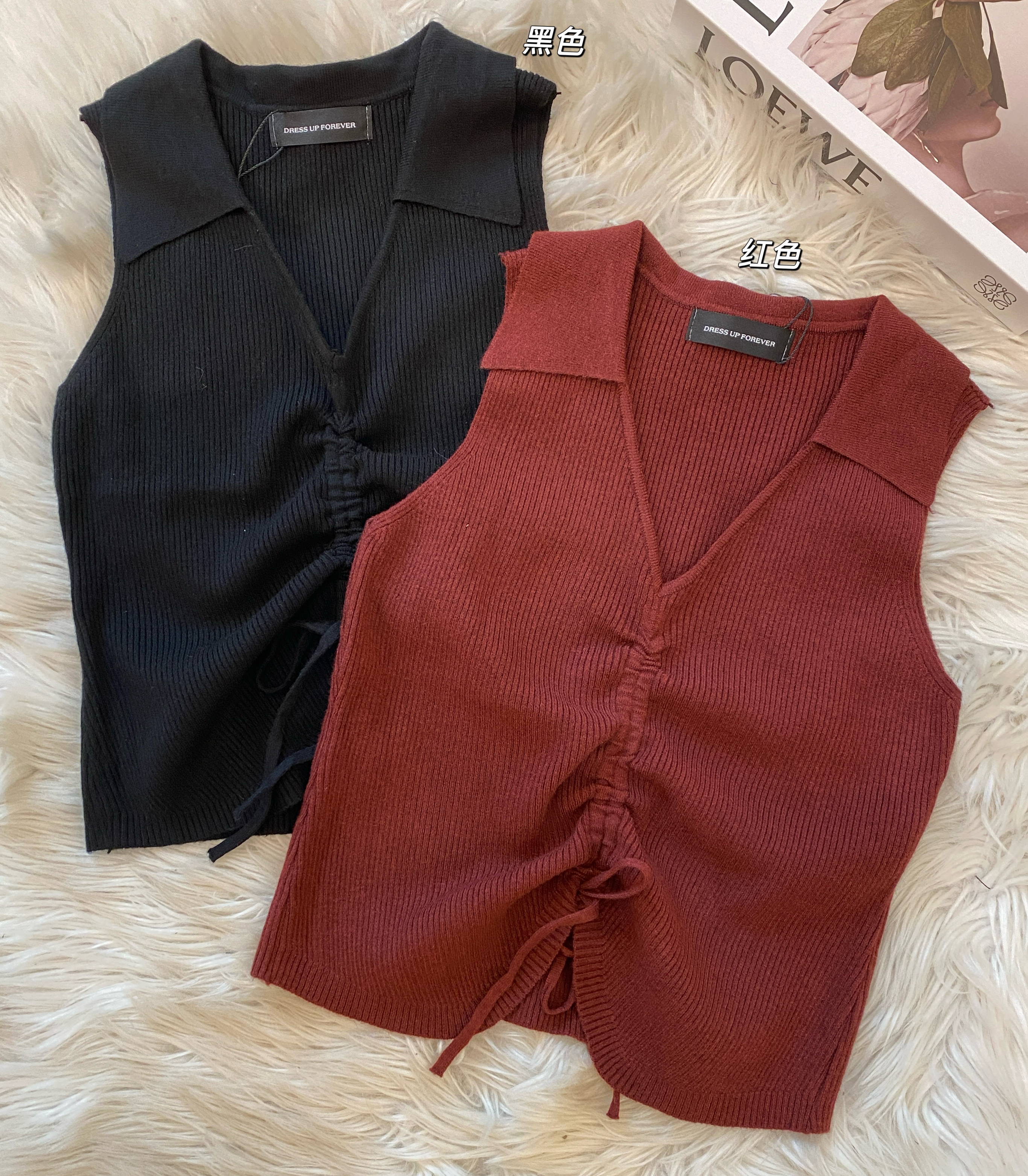 韩版休闲简约针织百搭上衣❤️ 