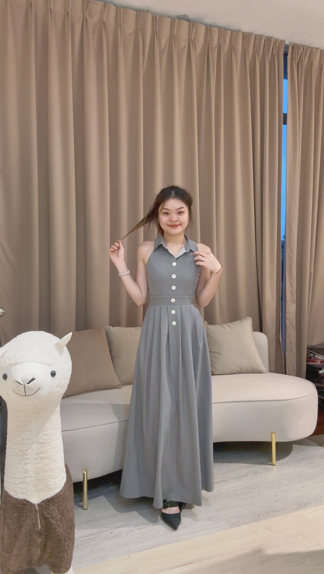 高品质气质高雅连衣长裙❤️ 