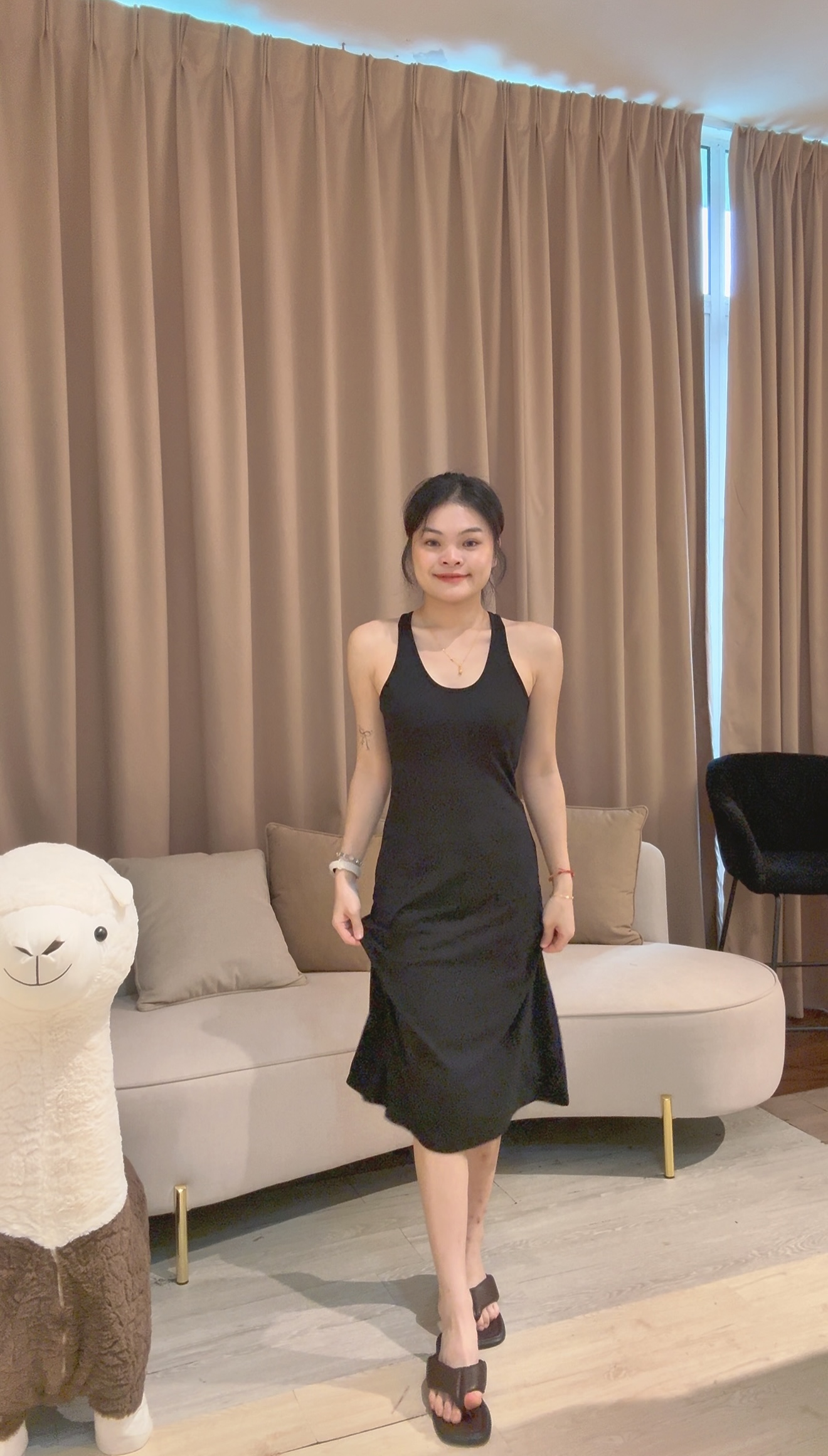 百搭简约自带胸垫背心连衣裙❤️ 