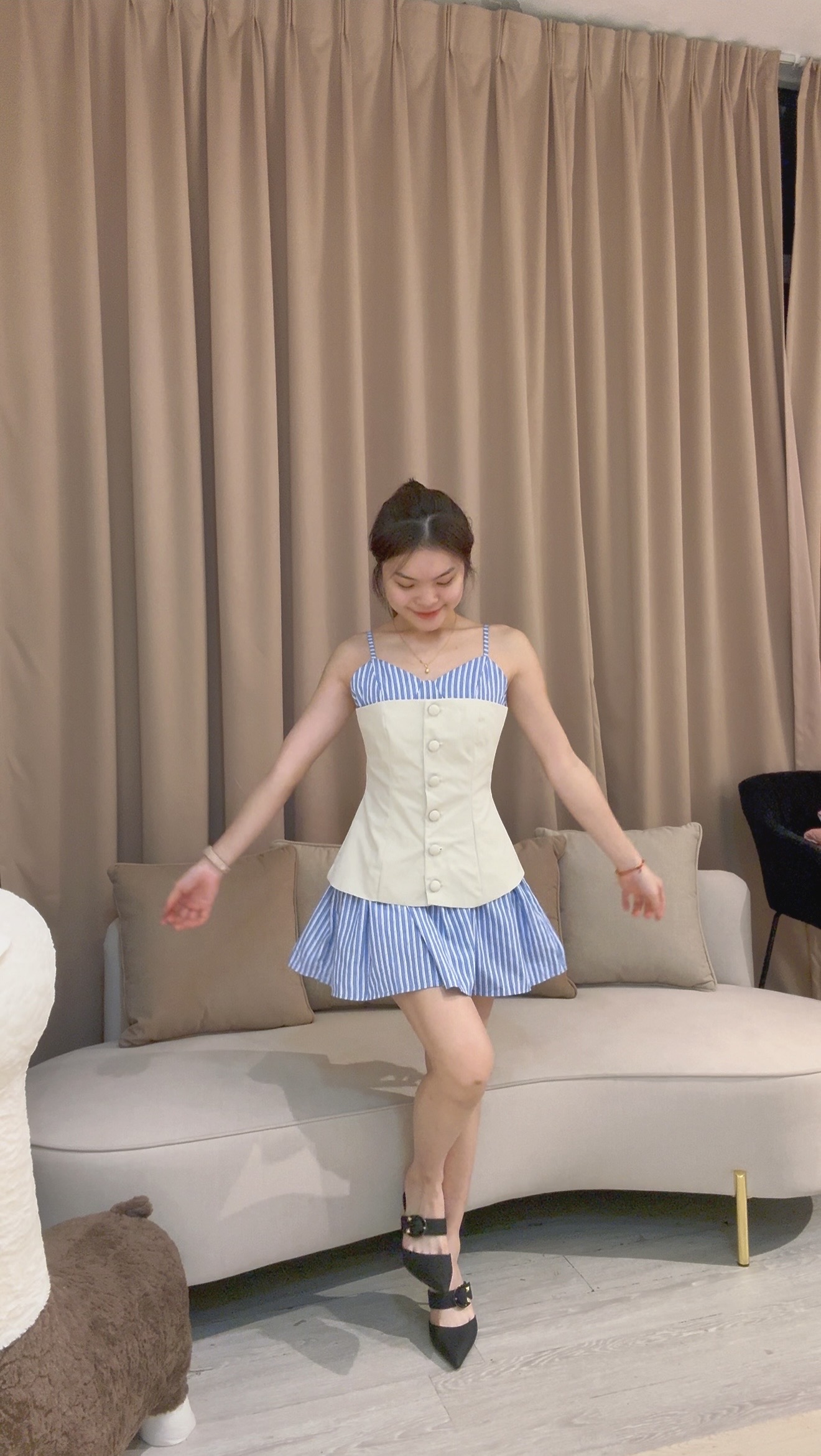 高品质韩系气质两件套设计连衣裙😍 