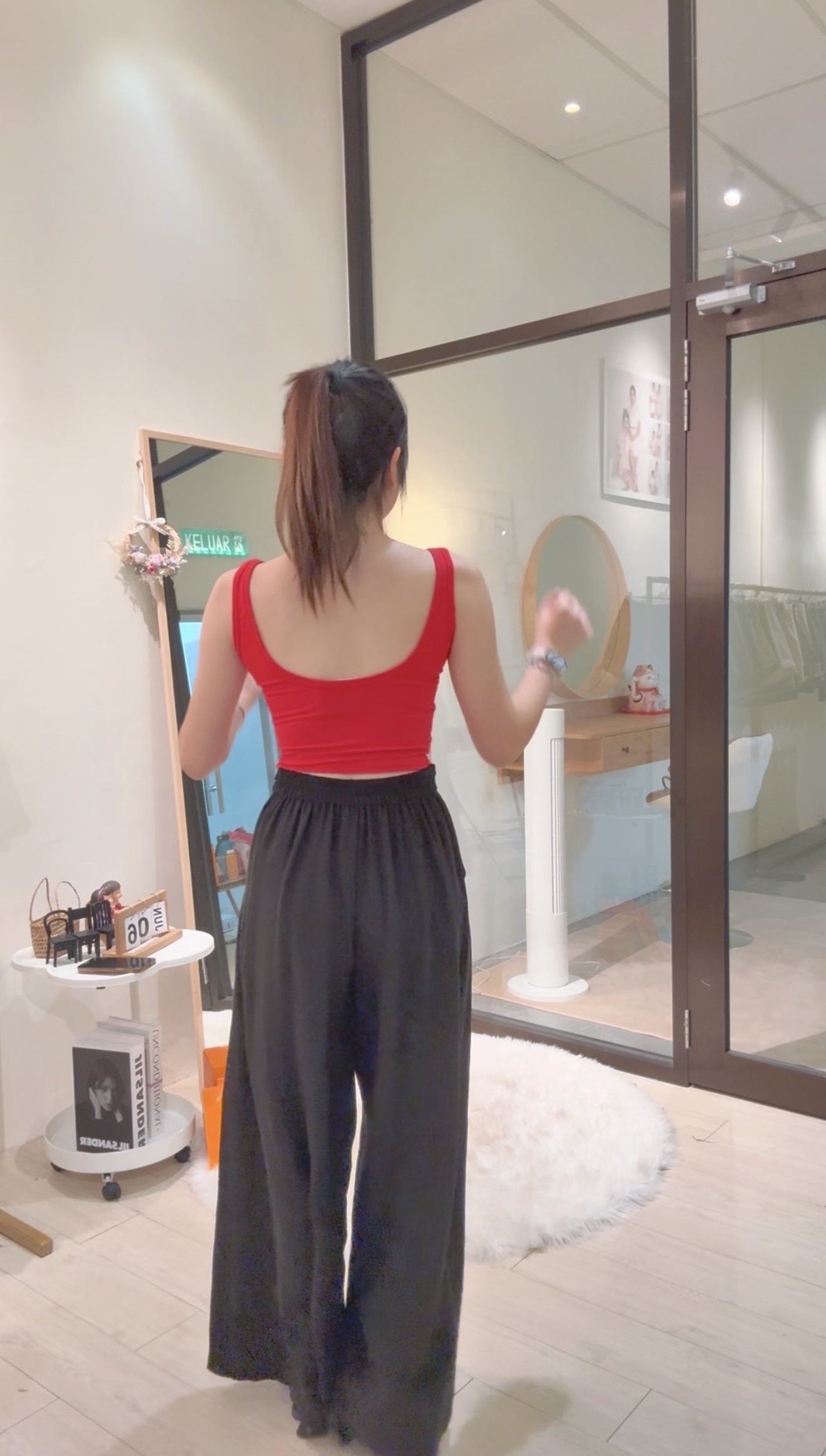 韩系简约休闲款腿长裤💗 