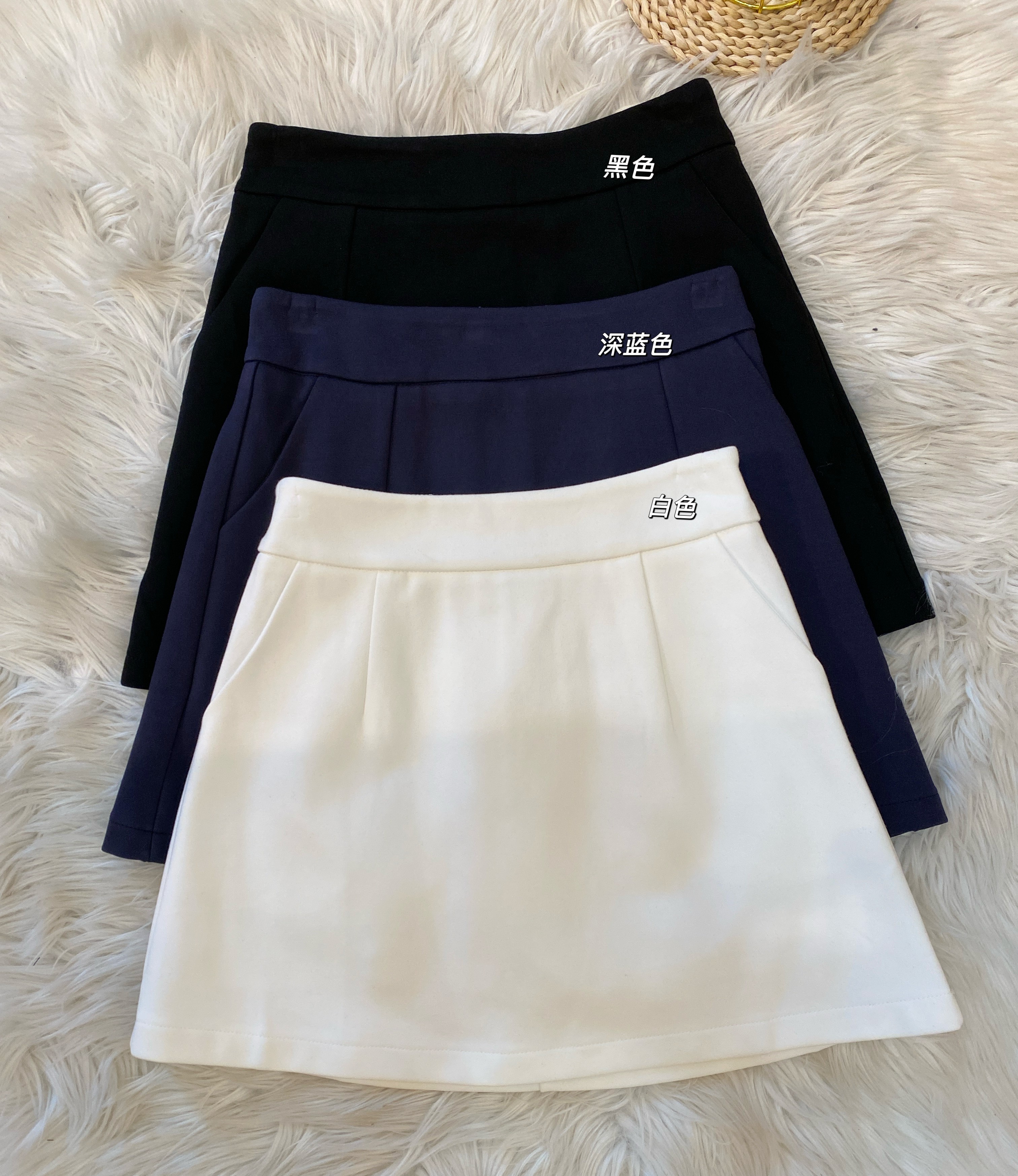 韩系简约舒适罗马百搭裤裙💗 