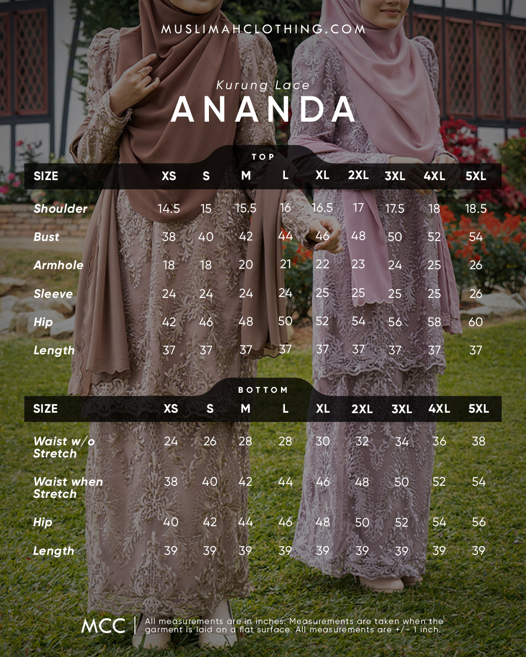 Baju Kurung Lace Ananda - Antique Mauve