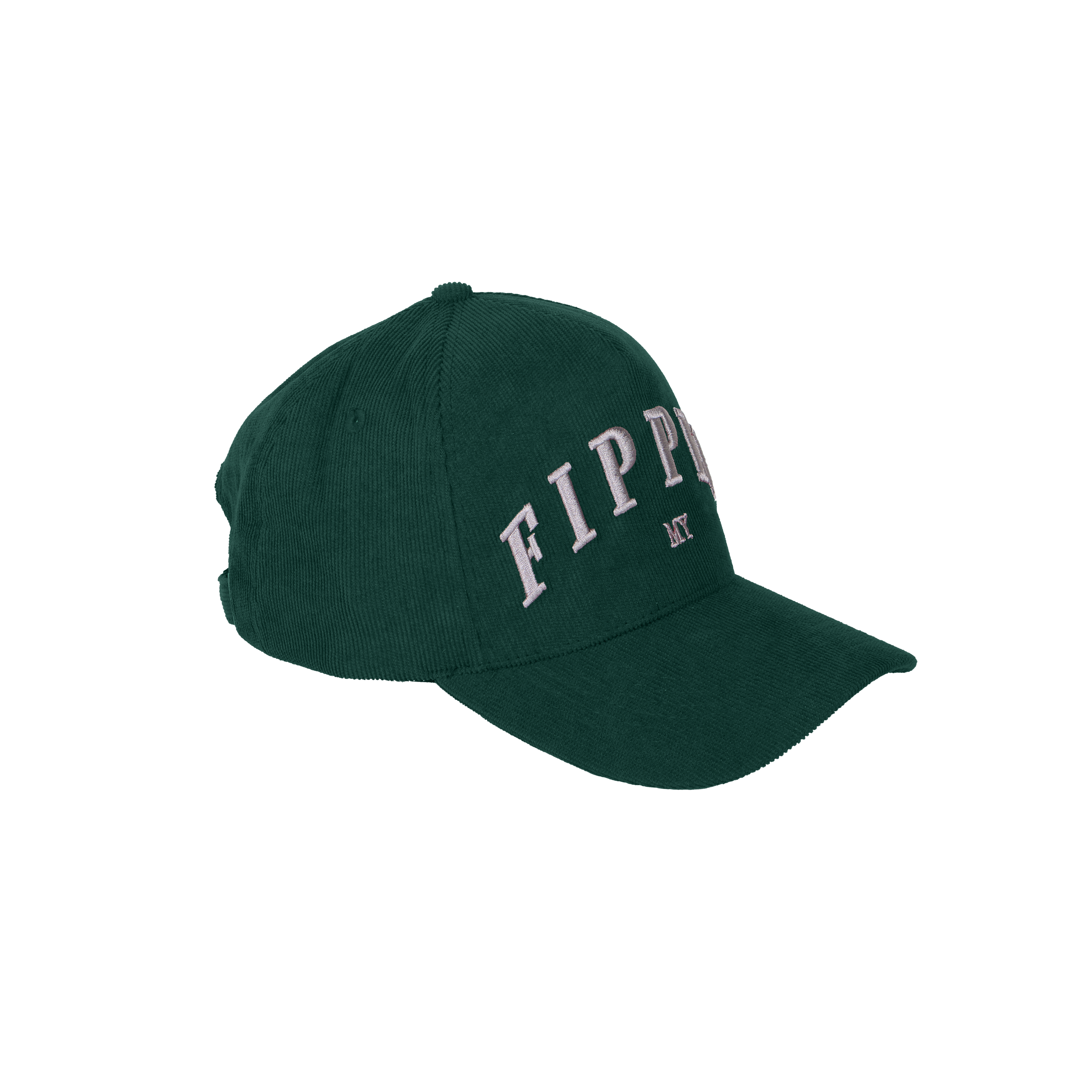 Fipper Headgear Corduroy Adjustable Cap Fipper in Green (Zuccini)